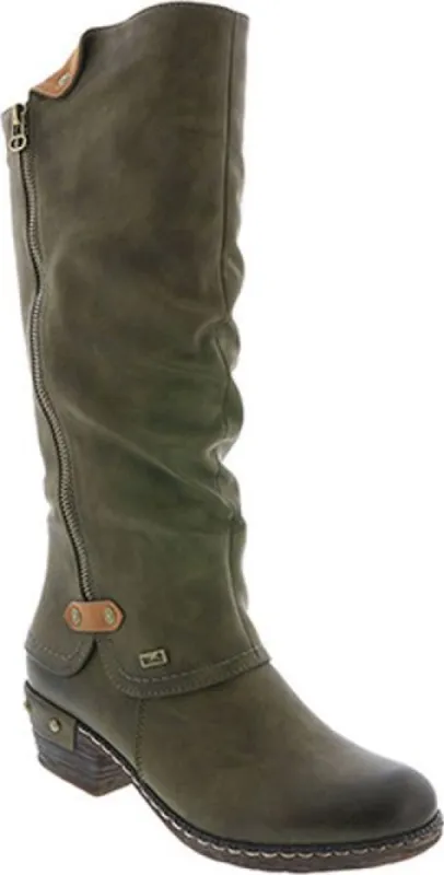 93655-54 - Tall Olive Boot sold by Quarks / Urban Trail