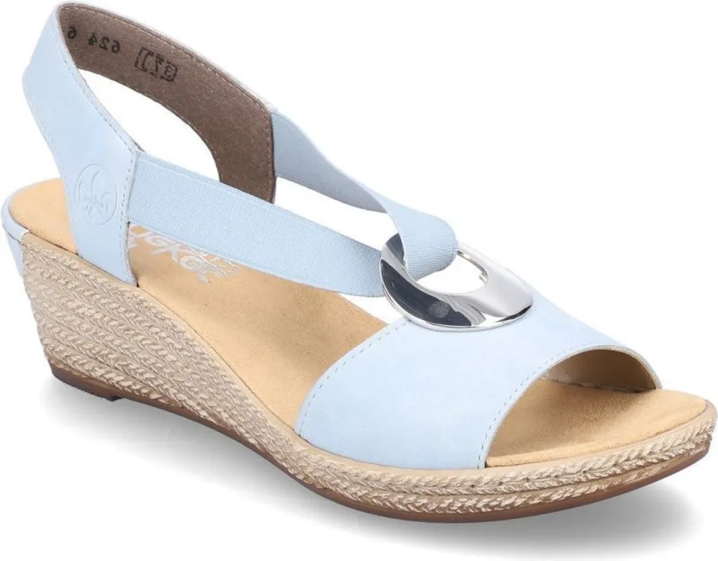 Blue Wedge Sling Back sold by Quarks / Urban Trail