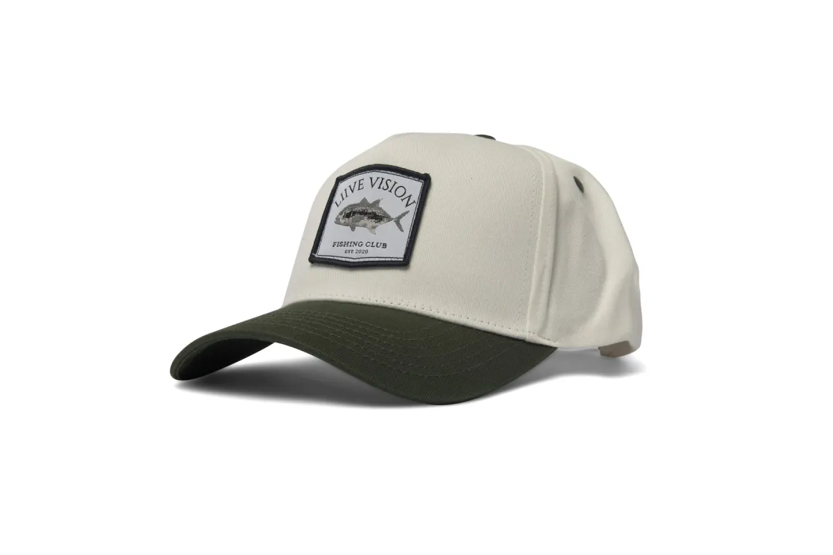 Fishing Club Cap Off White sold by Liive Eyewear