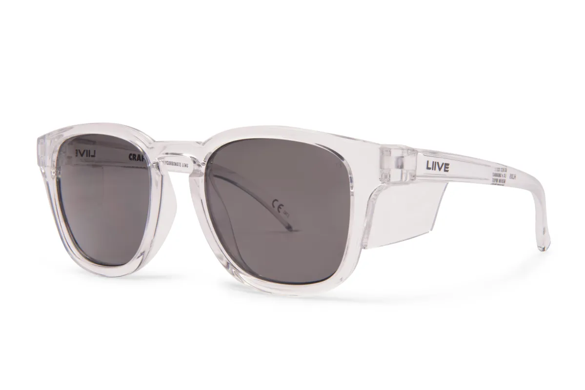 Crafter Safety - Xtal Clear Blinker sold by Liive Eyewear