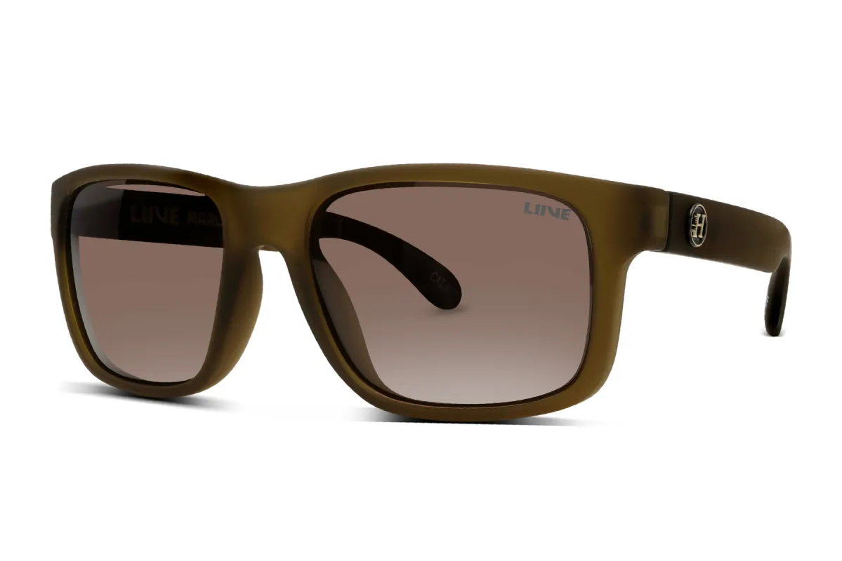 Marlin - Polarised Matt Beer sold by Liive Eyewear