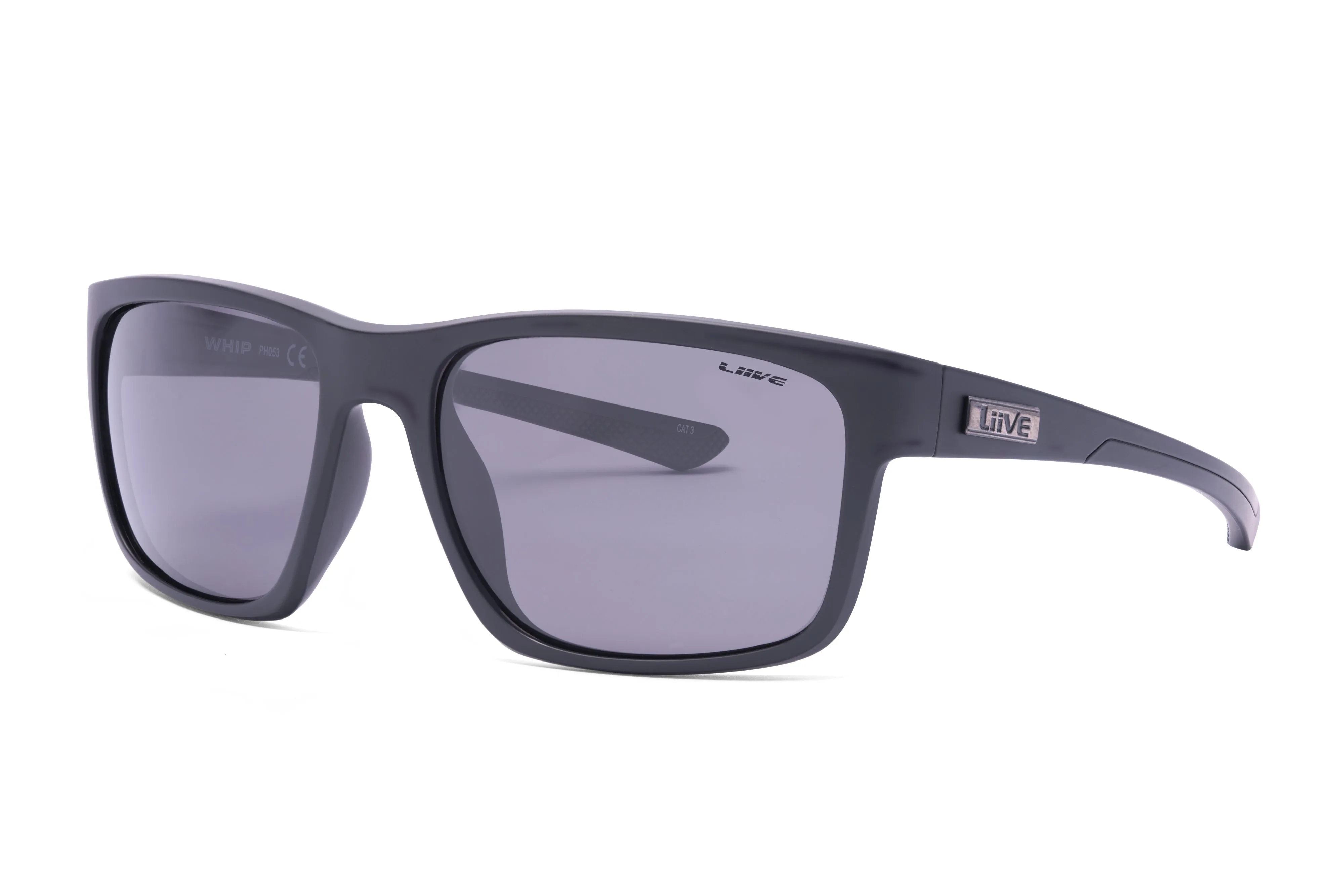 Whip - Polarised Matt Black sold by Liive Eyewear