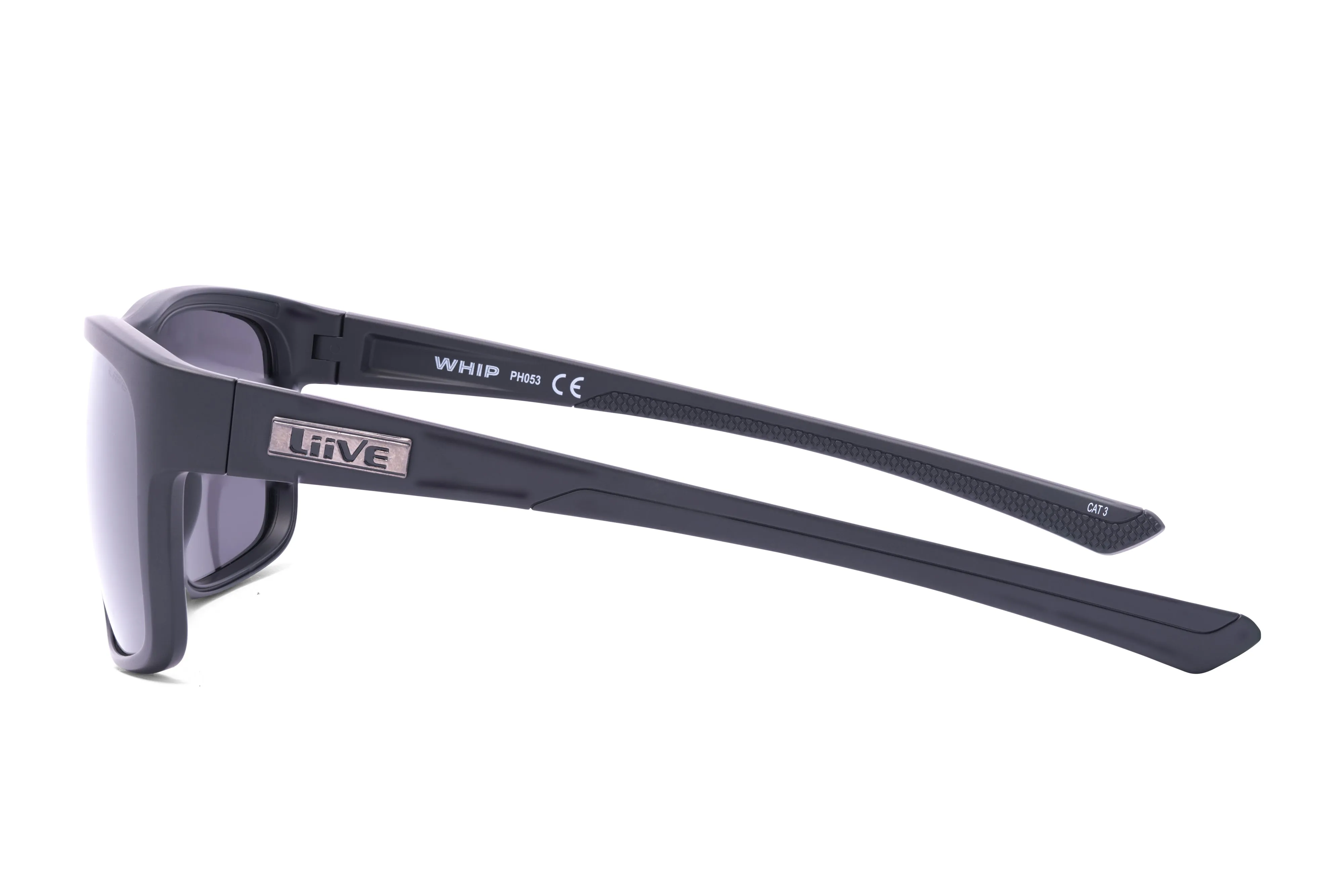 Whip - Polarised Matt Black sold by Liive Eyewear product image thumbnail 3