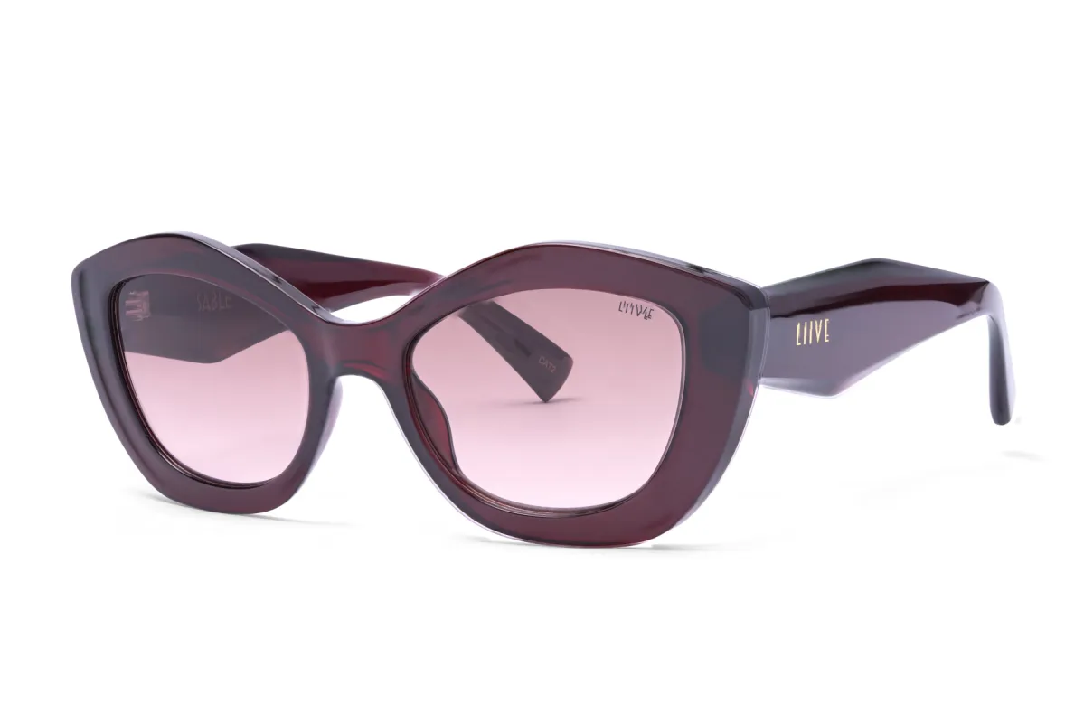 Sable - Claret sold by Liive Eyewear