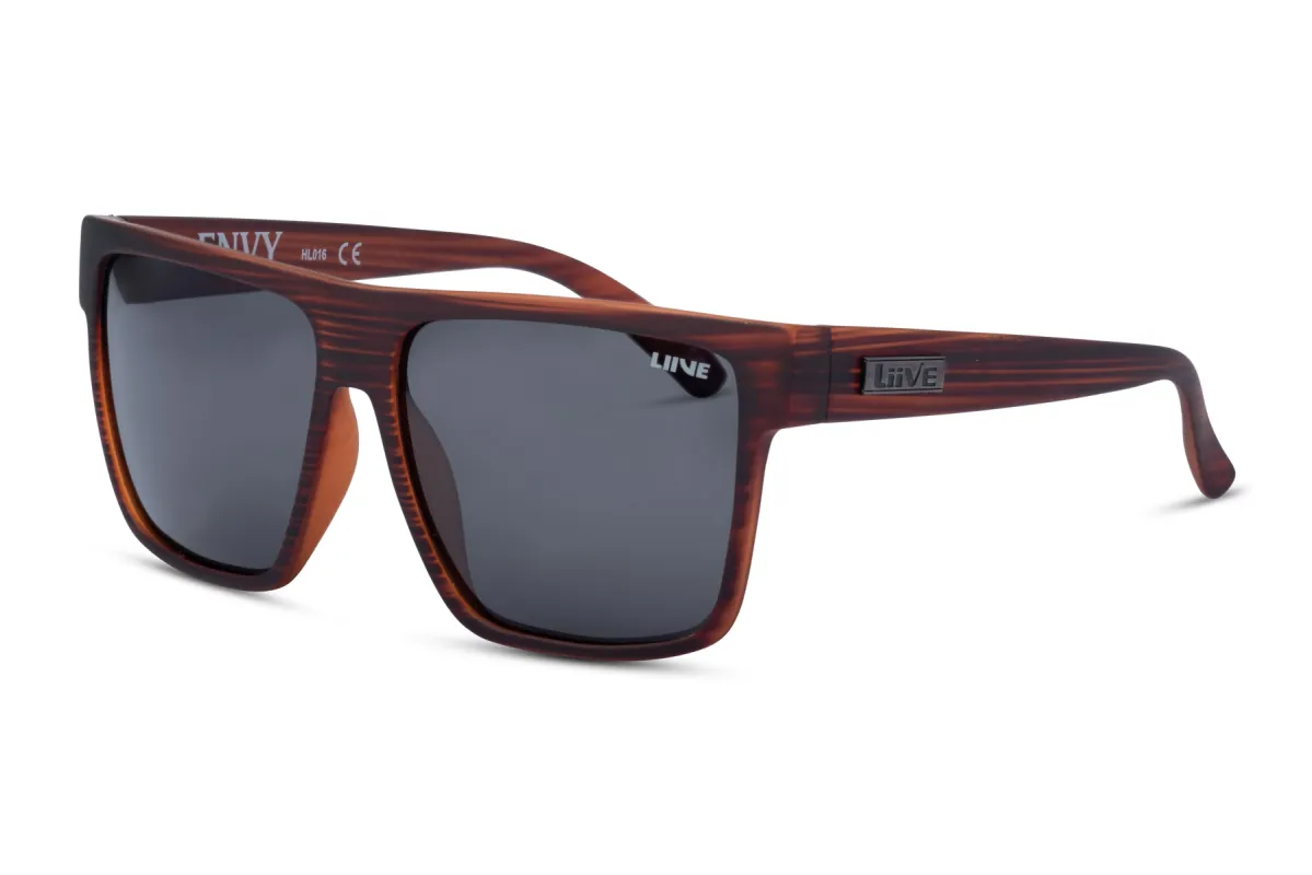 Envy - Polarised Black Wood sold by Liive Eyewear