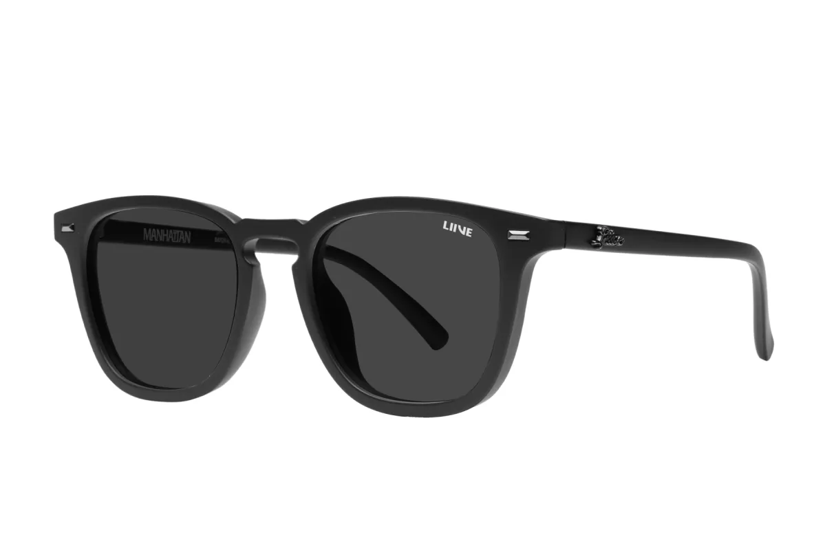 Manhattan - Matt Black sold by Liive Eyewear