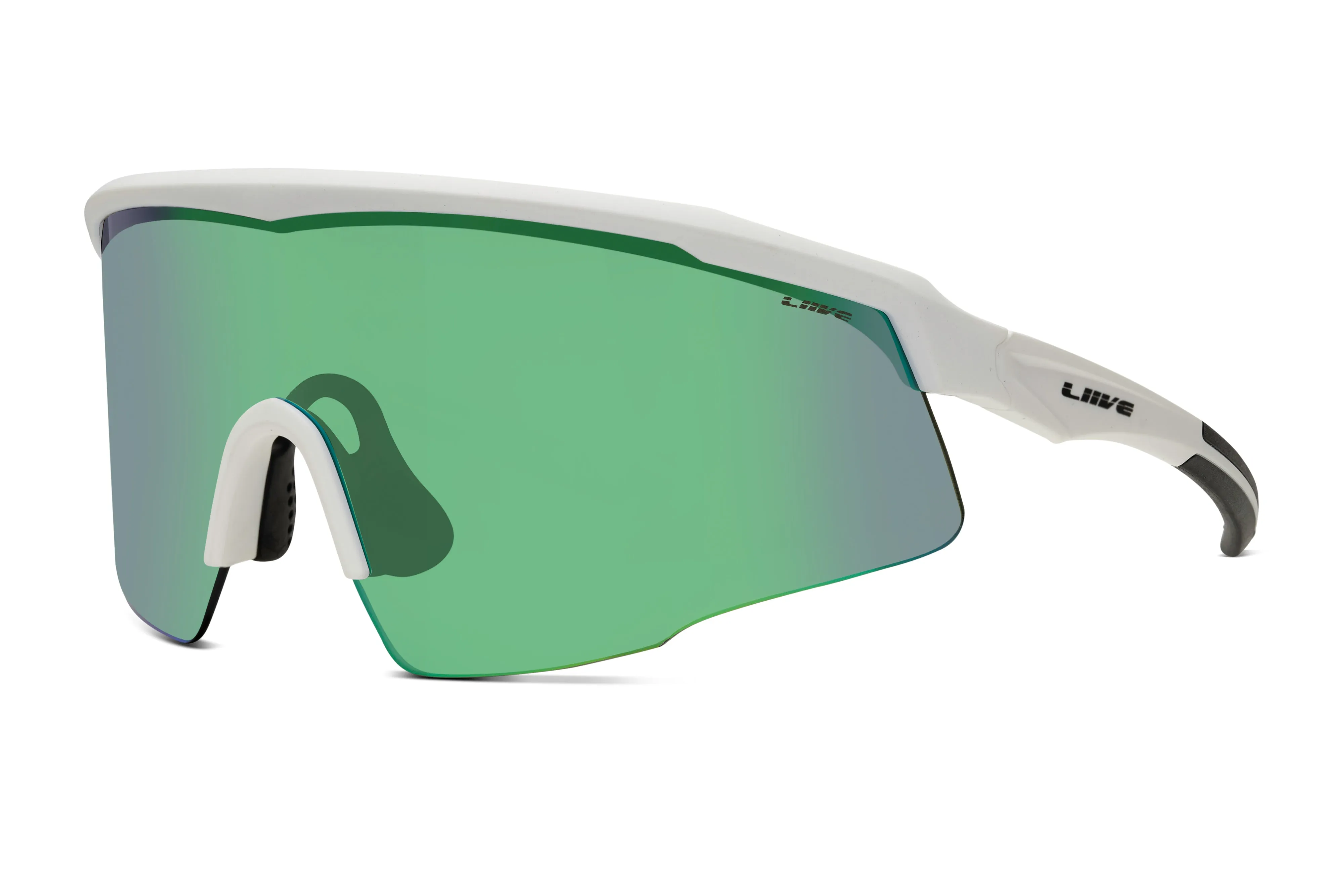 Dealer - Mirror Matt White Green sold by Liive Eyewear