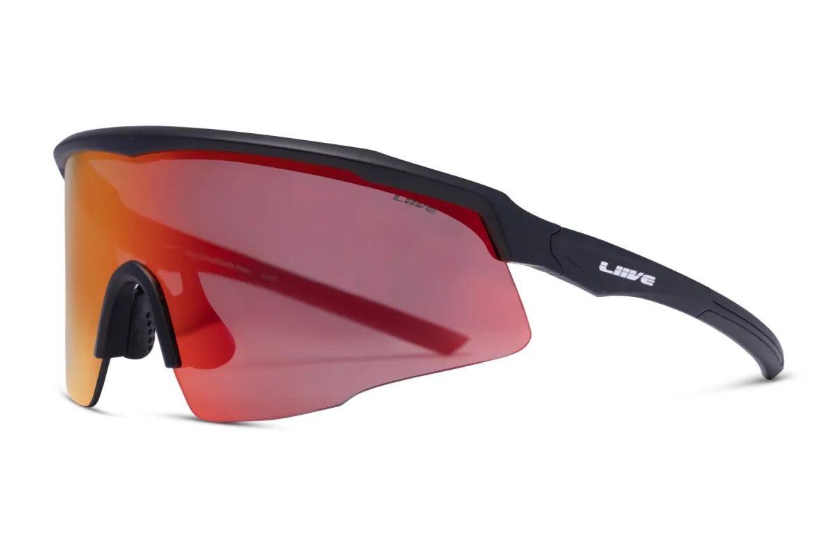 Dealer - Mirror Matt Black Red sold by Liive Eyewear