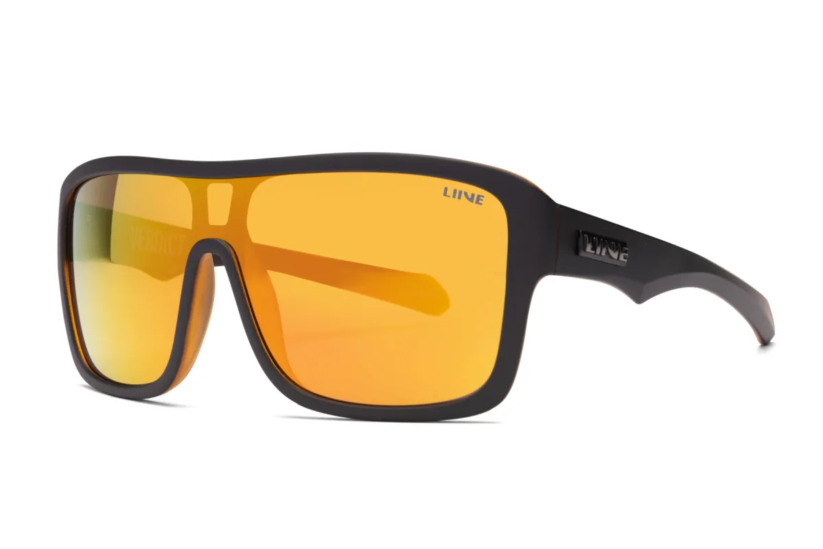 Verdict - Mirror Matt Black Orange sold by Liive Eyewear