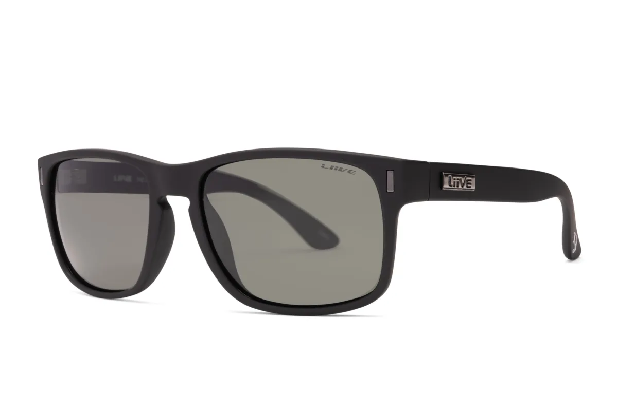 The Lewy - Polarised Matt Black sold by Liive Eyewear