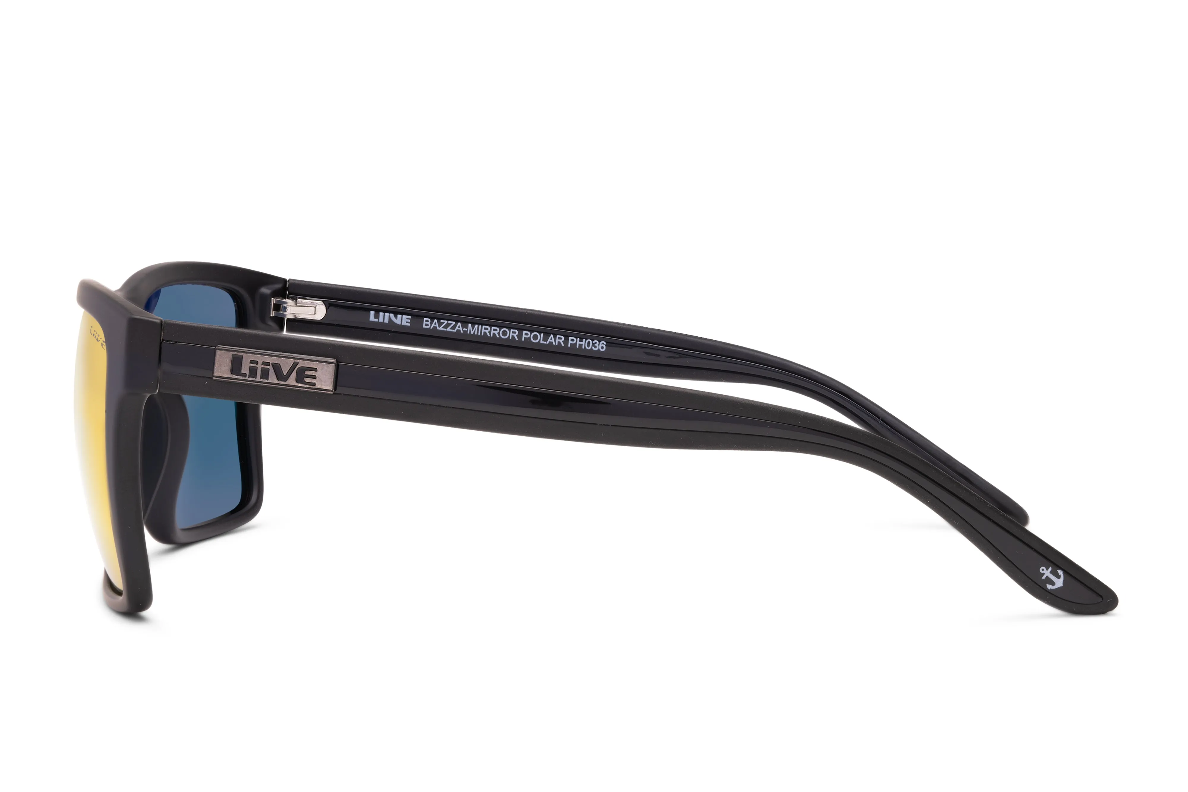 Bazza - Mirror Polarised Twin Blacks sold by Liive Eyewear product image thumbnail 3