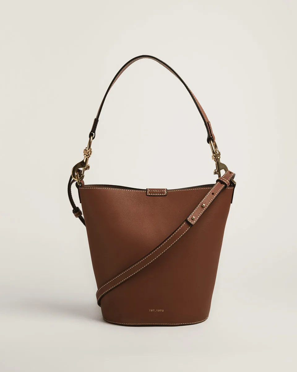 Kenton Bucket Bag Veg Leather | Classic Tan sold by Jigsaw