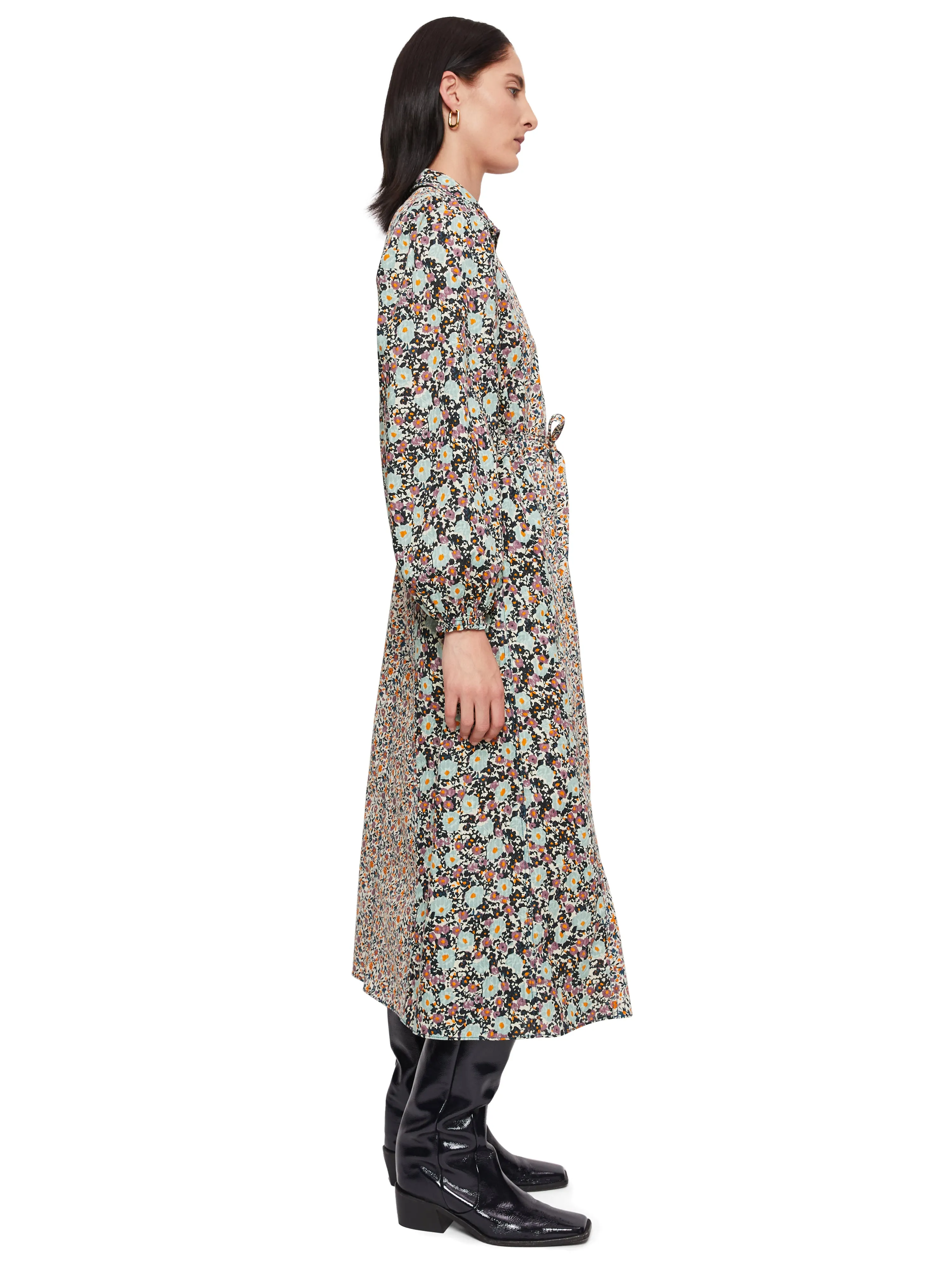 Etoile Poppy Collar Dress | Purple sold by Jigsaw product image thumbnail 4