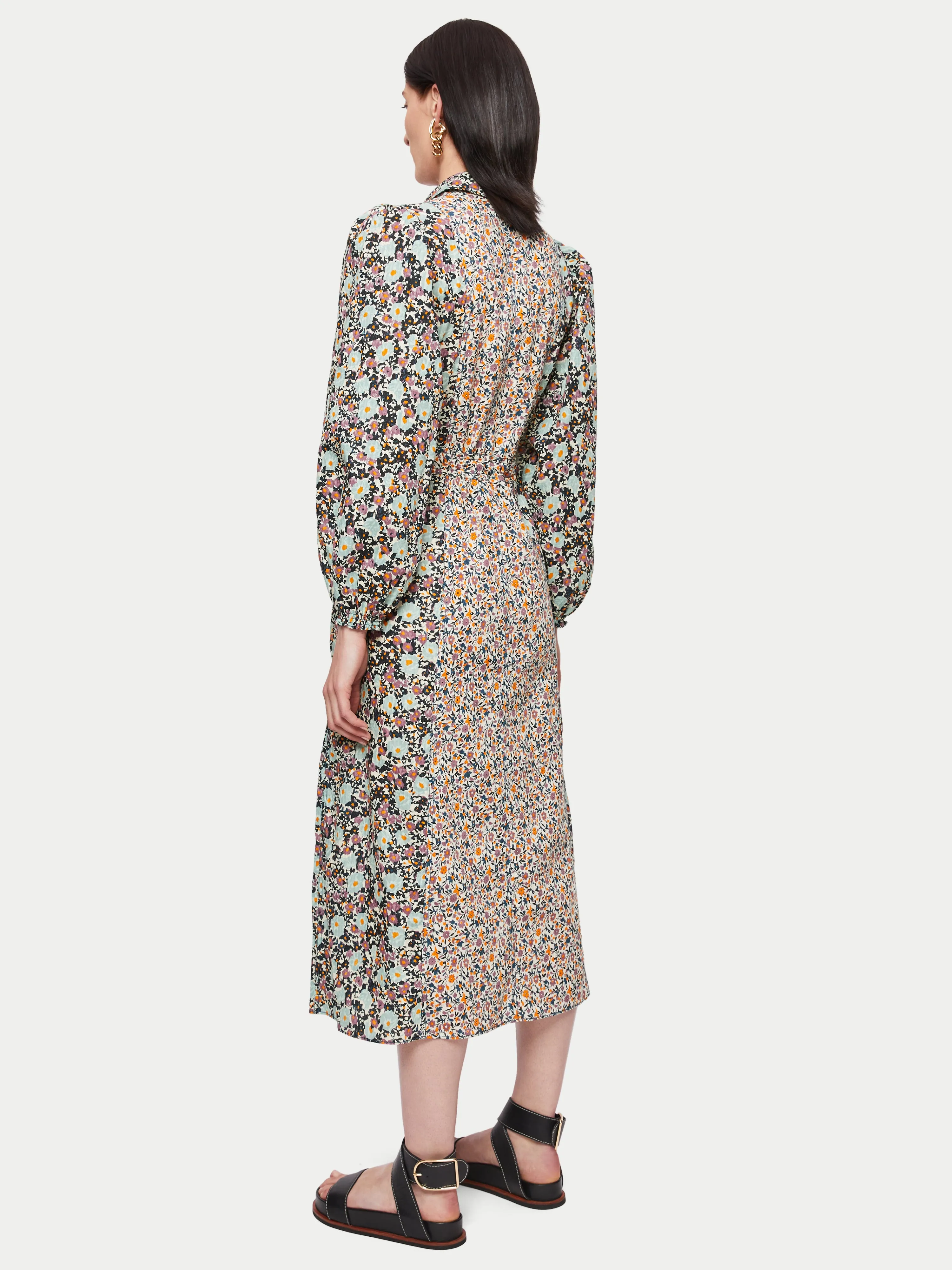 Etoile Poppy Collar Dress | Purple sold by Jigsaw product image thumbnail 5