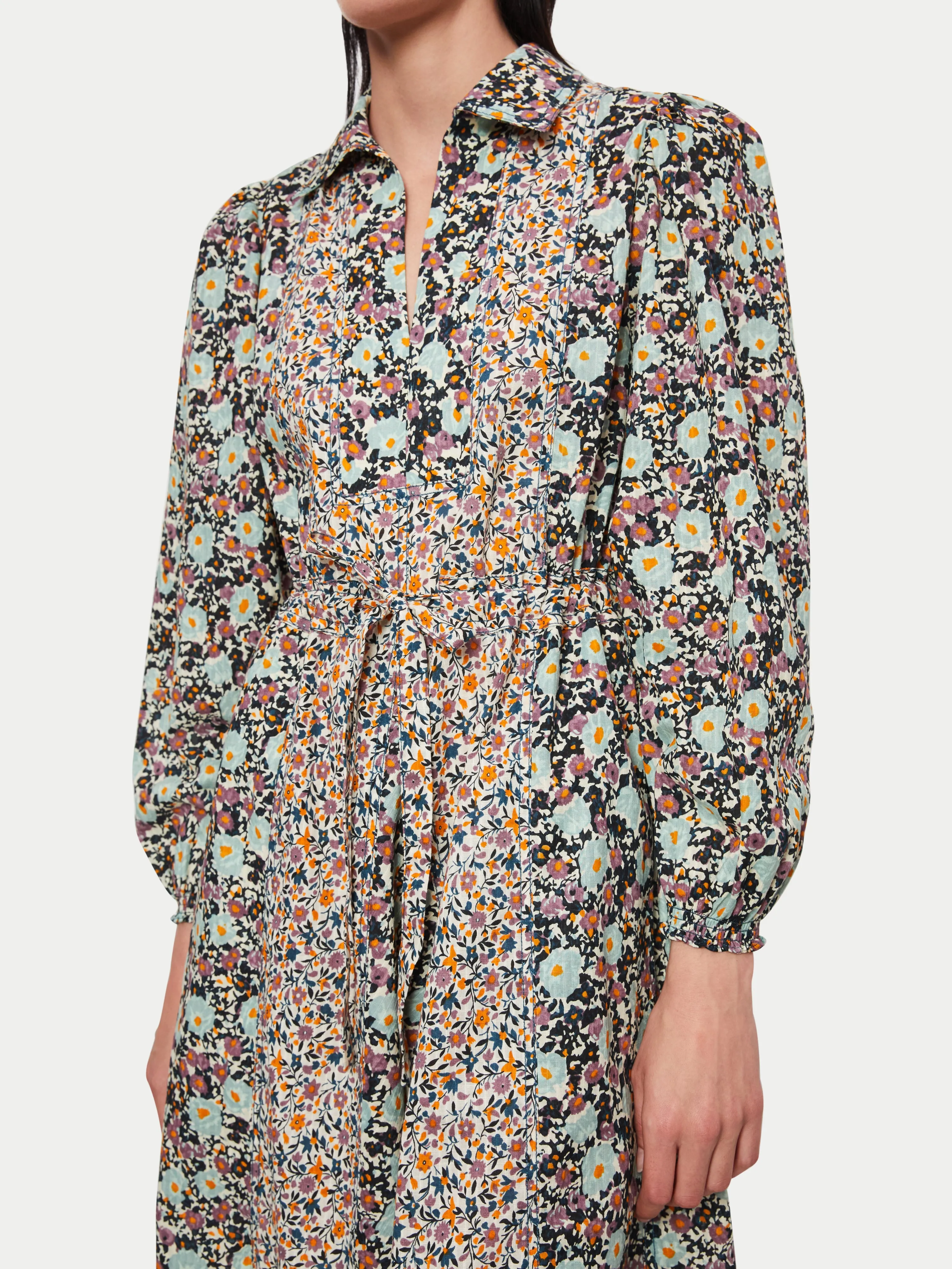 Etoile Poppy Collar Dress | Purple sold by Jigsaw product image thumbnail 2