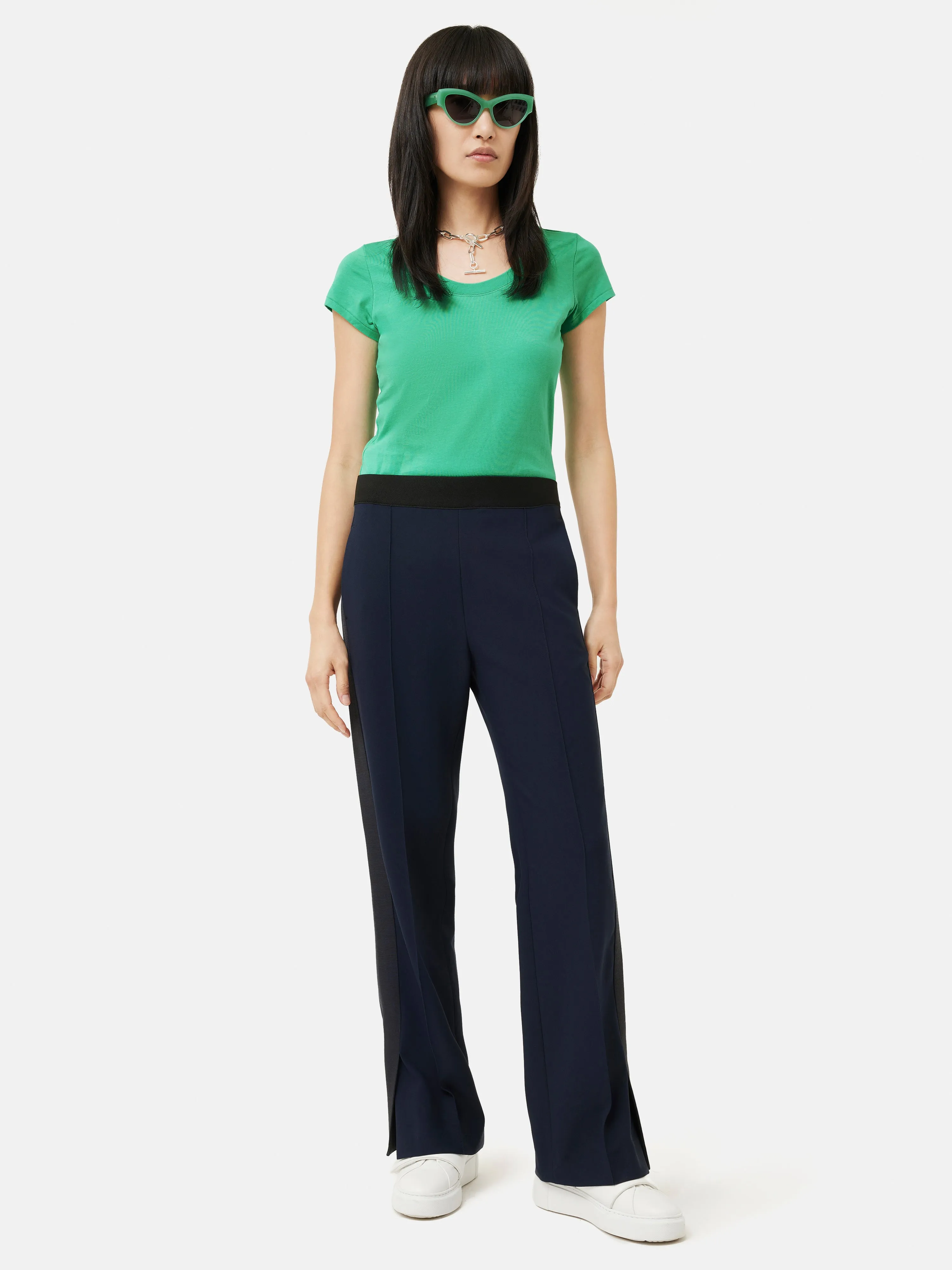 Supima Cotton Short Sleeve Tee | Modern Green sold by Jigsaw product image thumbnail 3