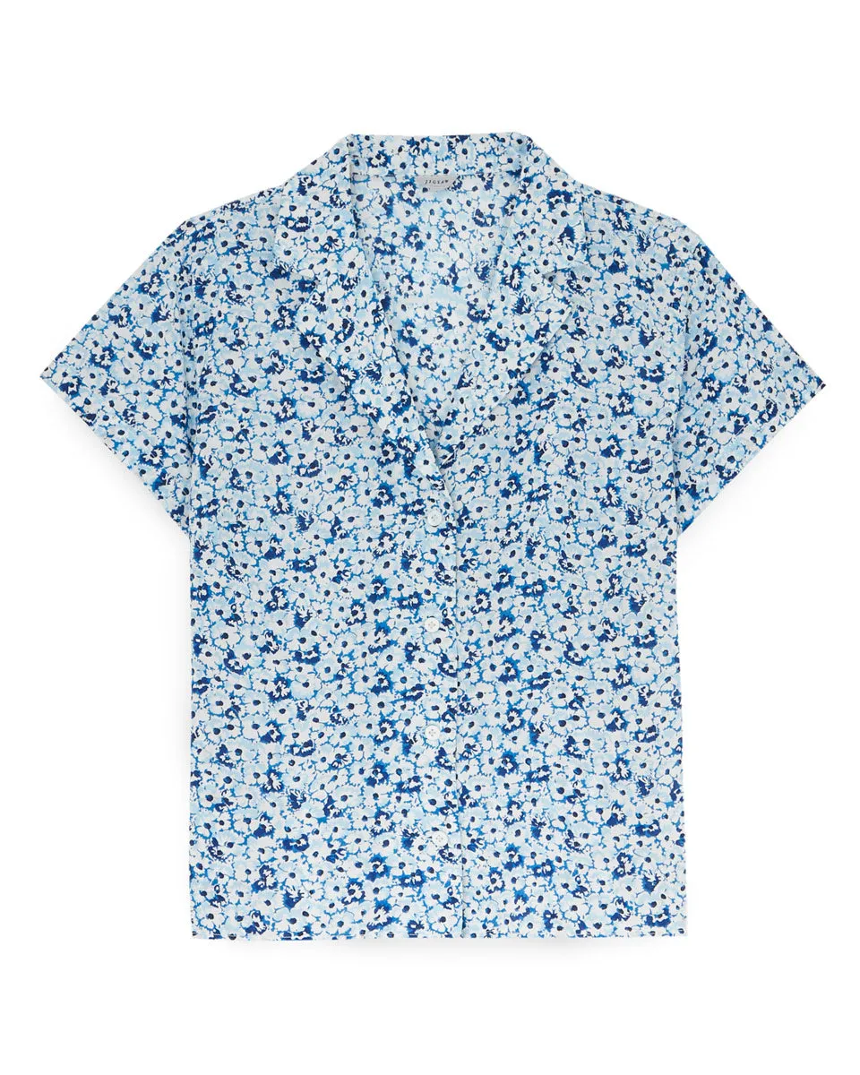 Coastal Meadow Shirt | Blue sold by Jigsaw product image thumbnail 5