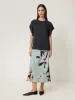 Silk Drape Sleeve Top | Navy sold by Jigsaw