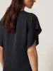 Silk Drape Sleeve Top | Navy sold by Jigsaw