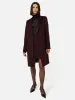 Relaxed Wool City Coat | Oxblood sold by Jigsaw