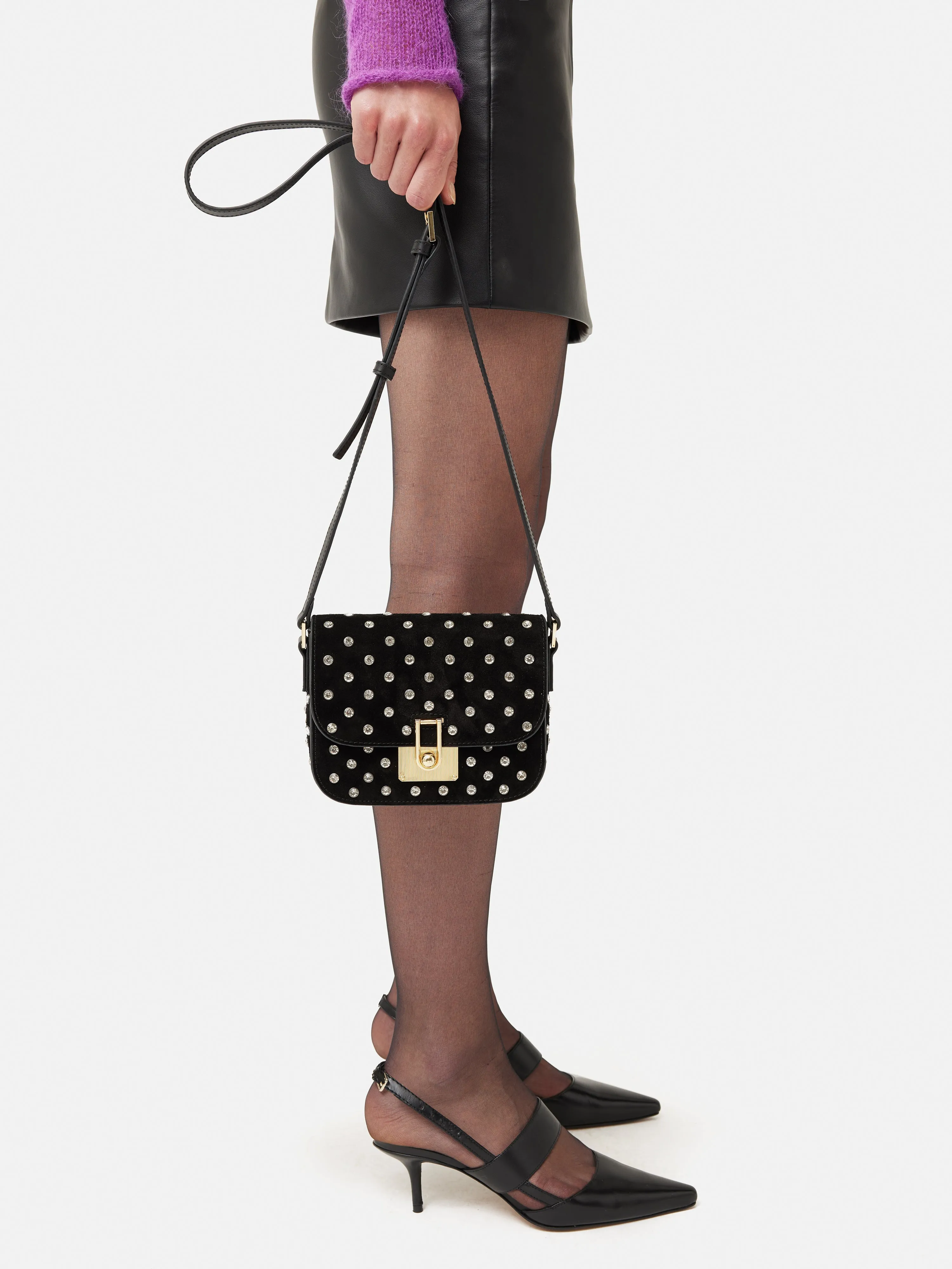 Meret Crystal Crossbody | Black sold by Jigsaw product image thumbnail 4