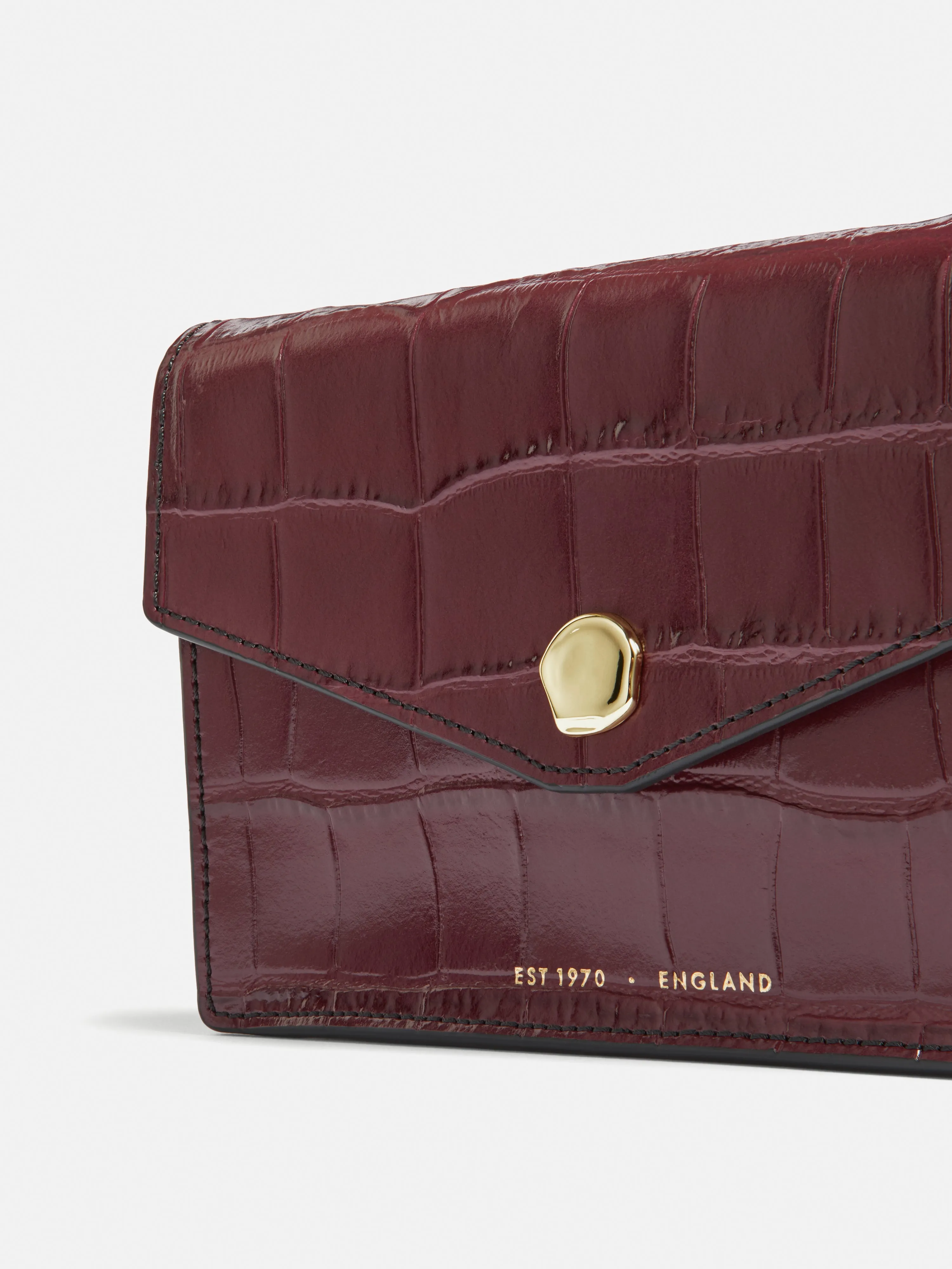 Katie Mini Croc Leather Bag | Red sold by Jigsaw product image thumbnail 4
