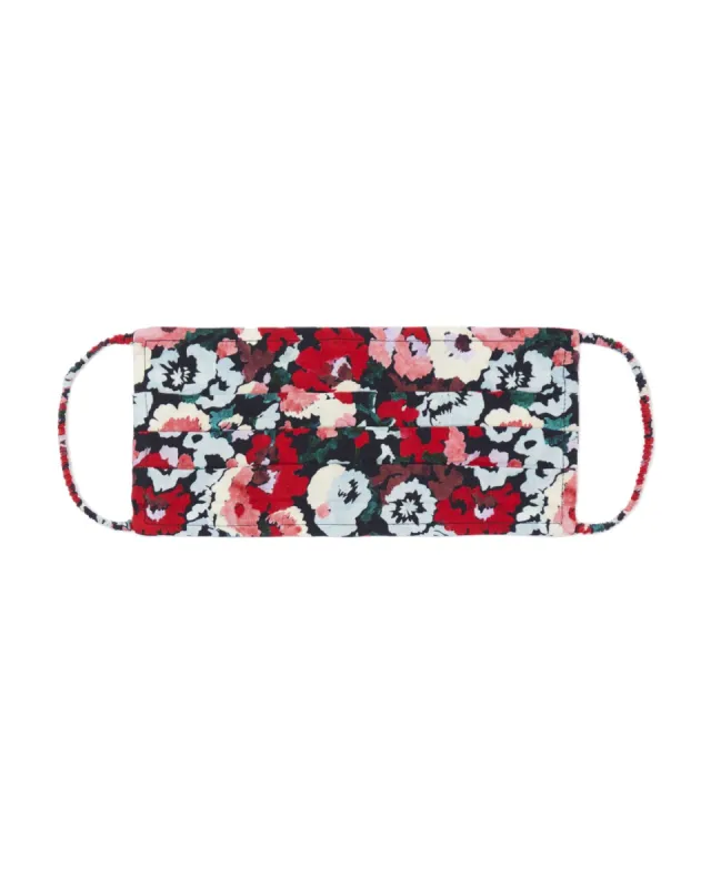 Tapestry Floral Face Mask | Dark Navy sold by Jigsaw