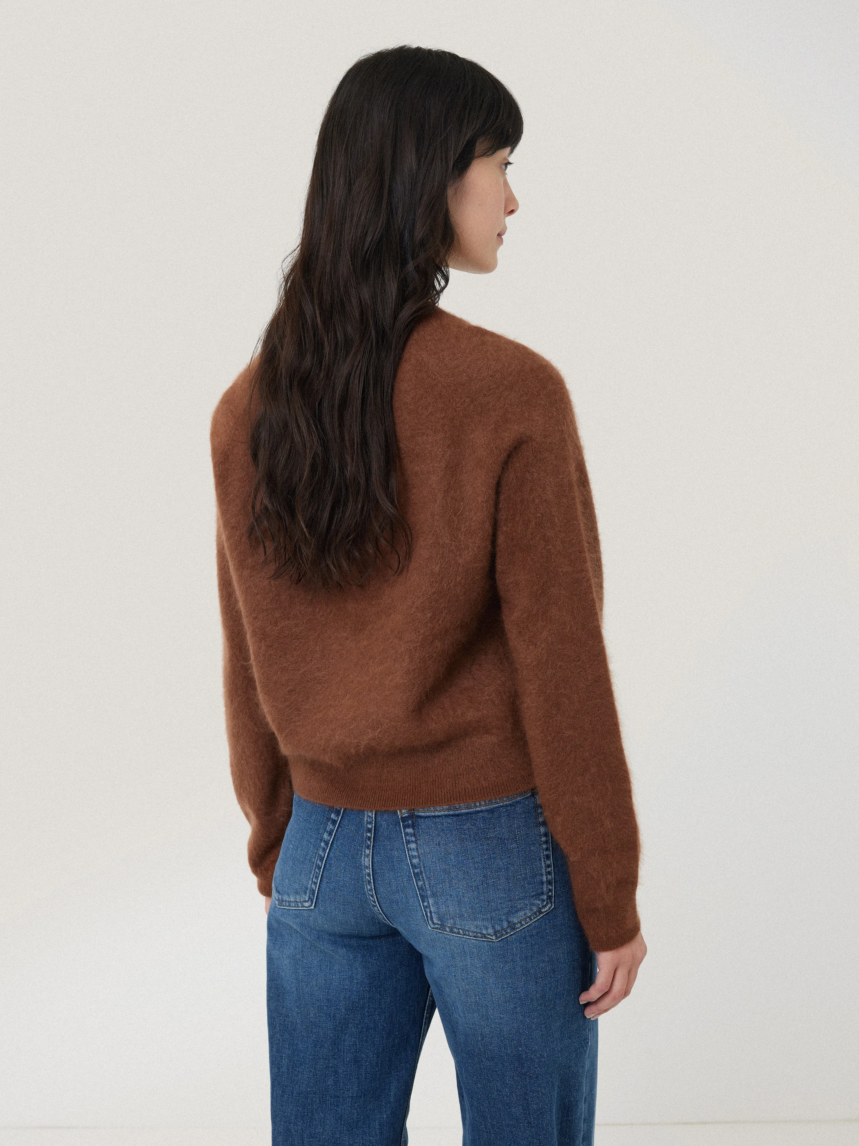 Halo Cashmere Cardigan | Ginger sold by Jigsaw product image thumbnail 5
