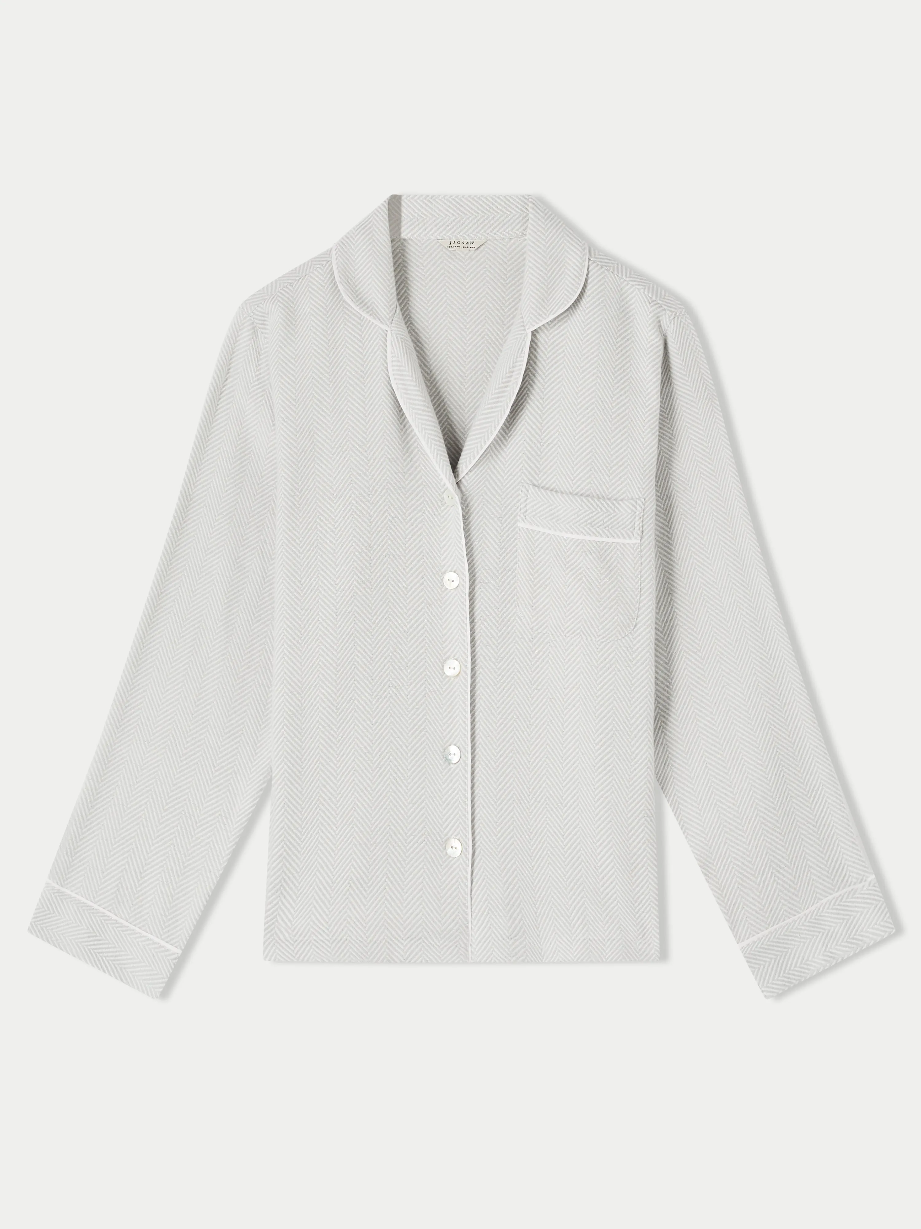 Herringbone Pyjamas | Grey sold by Jigsaw product image thumbnail 5