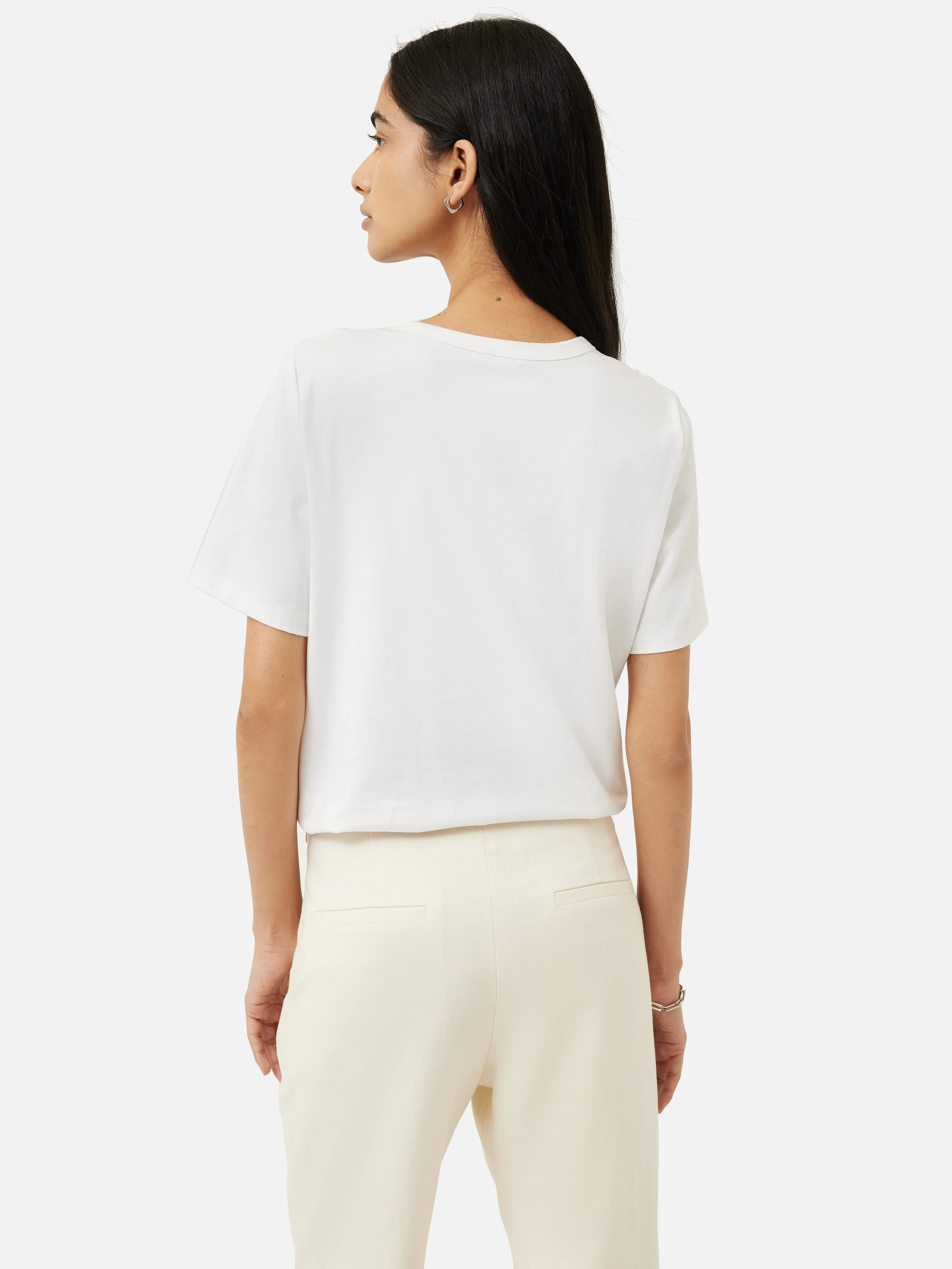 Heavy Cotton T-shirt | White sold by Jigsaw product image thumbnail 4