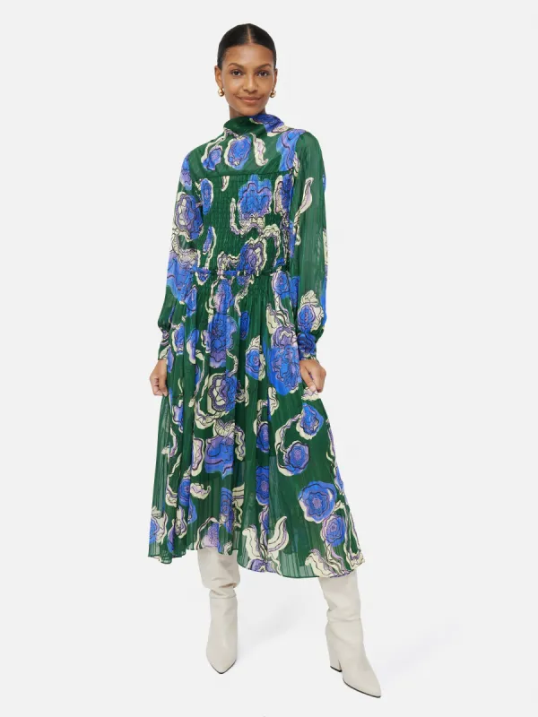 Sharan Ranshi Maxi Dress | Green sold by Jigsaw