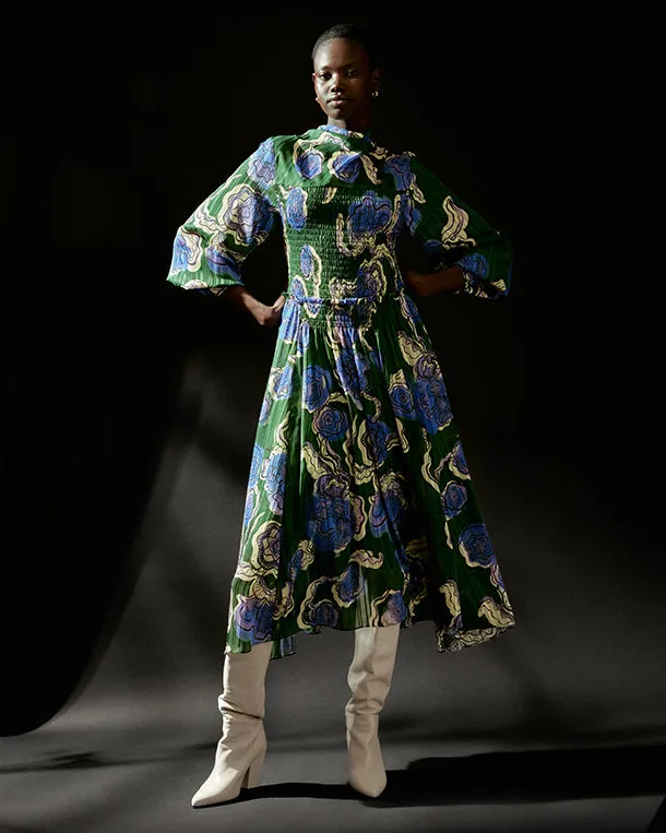 Sharan Ranshi Maxi Dress | Green sold by Jigsaw product image thumbnail 2