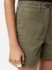Cotton Chino Short | Olive sold by Jigsaw