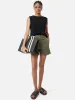 Cotton Chino Short | Olive sold by Jigsaw