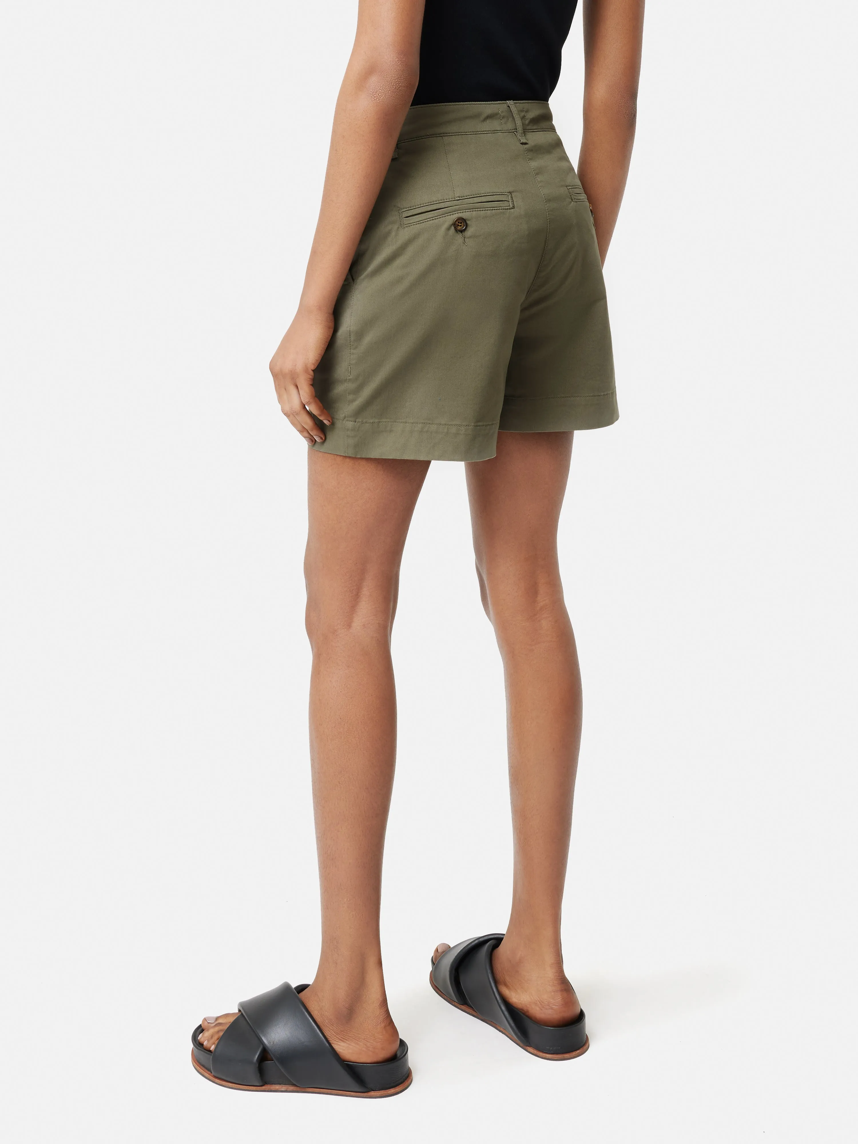 Cotton Chino Short | Olive sold by Jigsaw product image thumbnail 5
