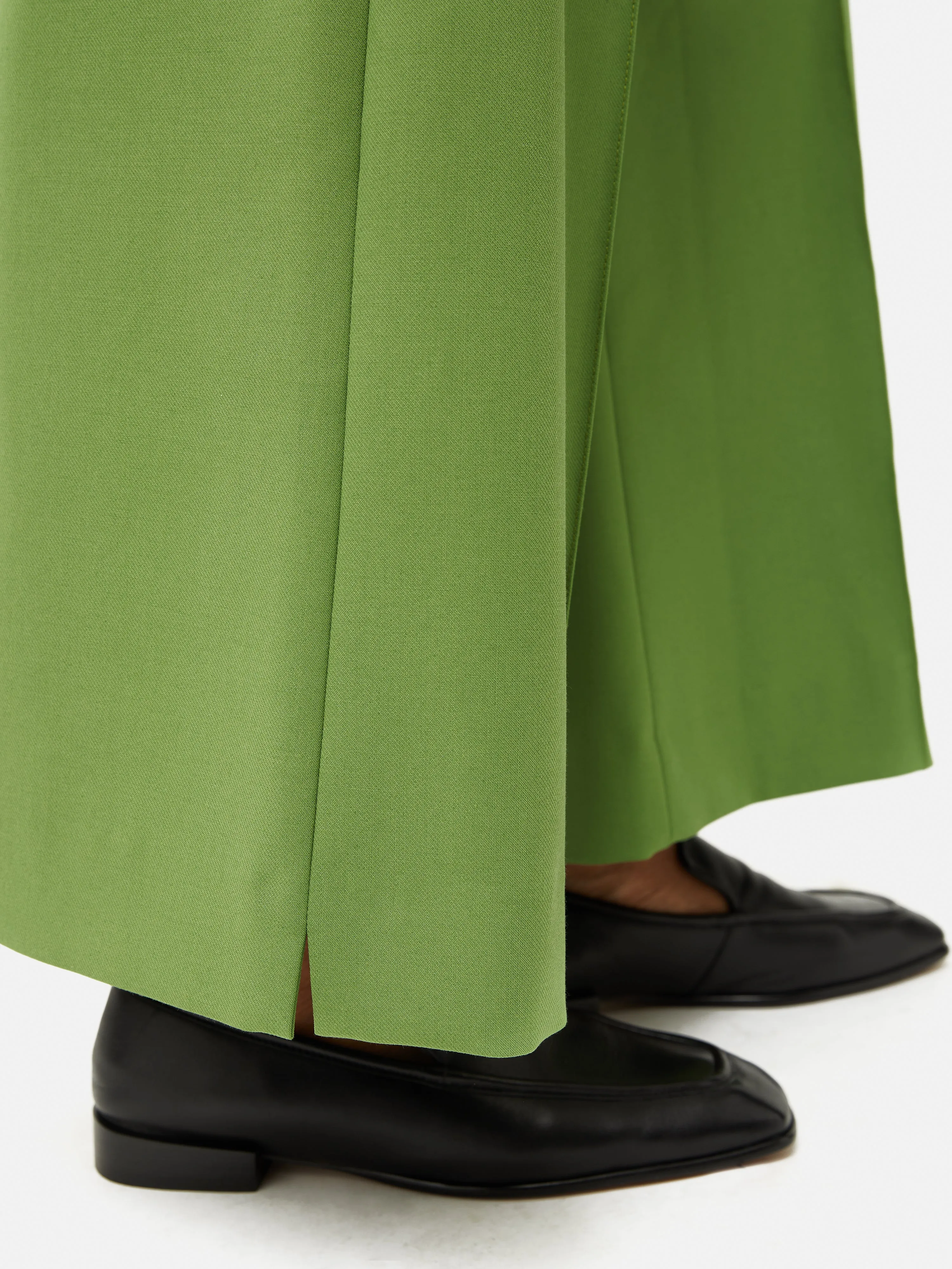 Italian Modern Crepe Sailor Trouser | Green sold by Jigsaw product image thumbnail 2