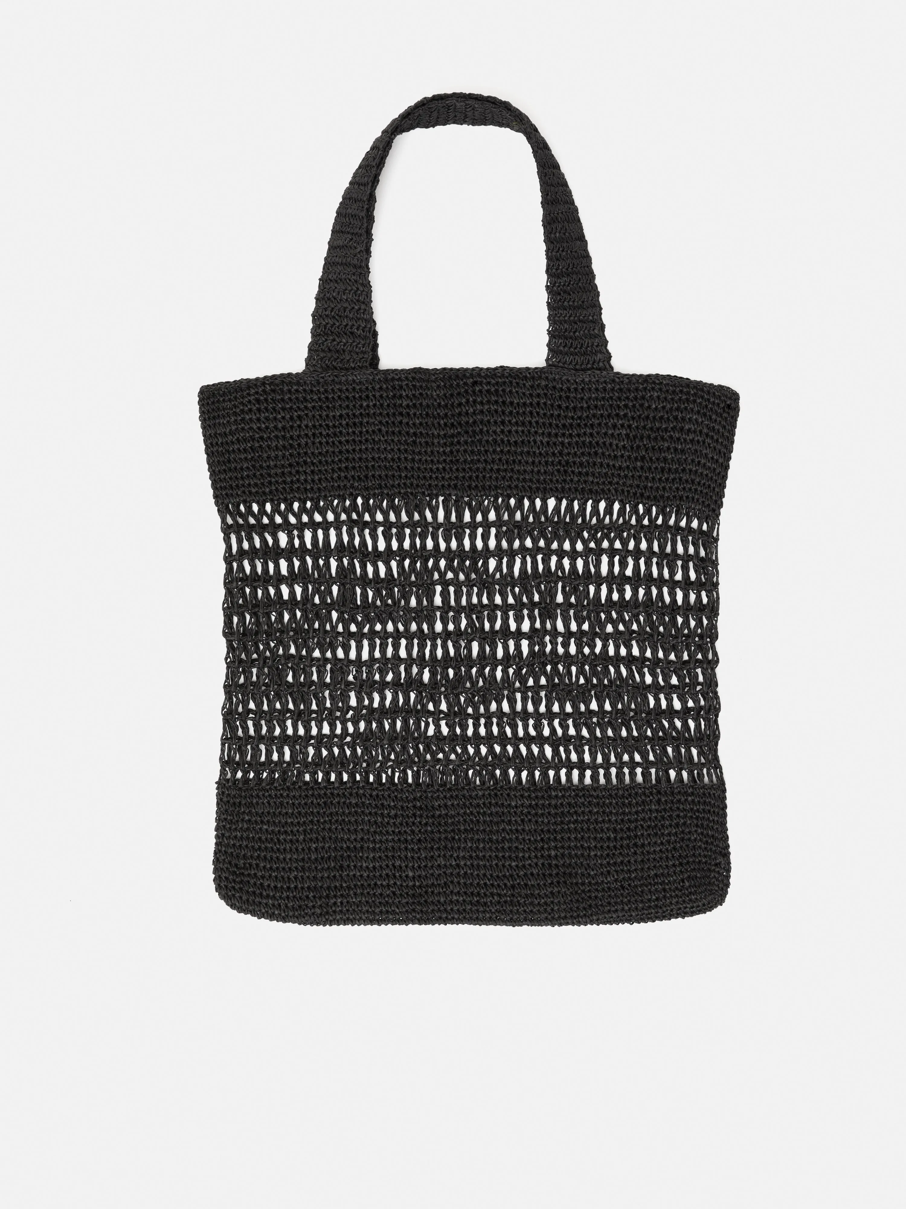 Crochet Tote | Black sold by Jigsaw