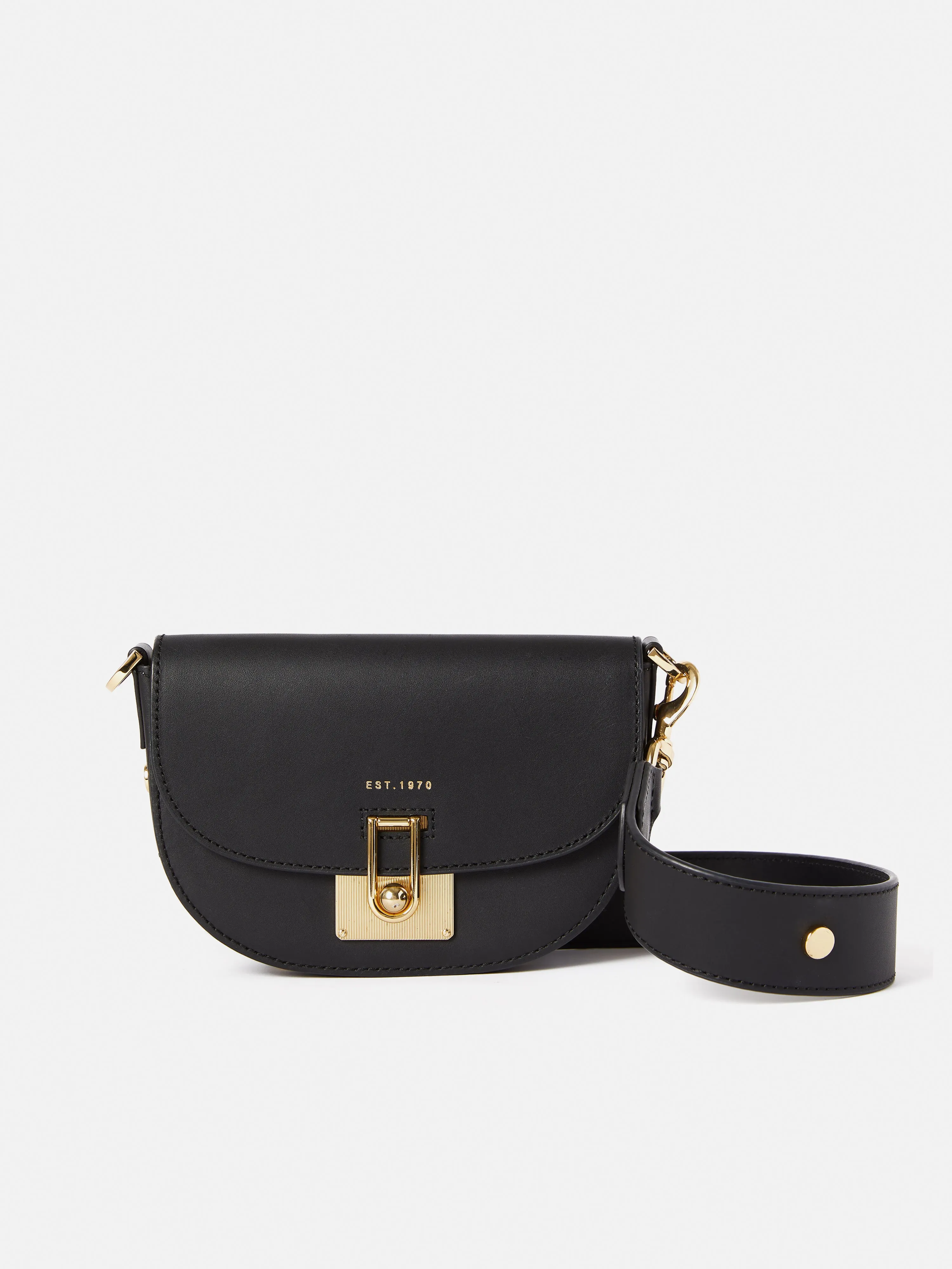 Denbigh Studded Leather Bag | Black sold by Jigsaw