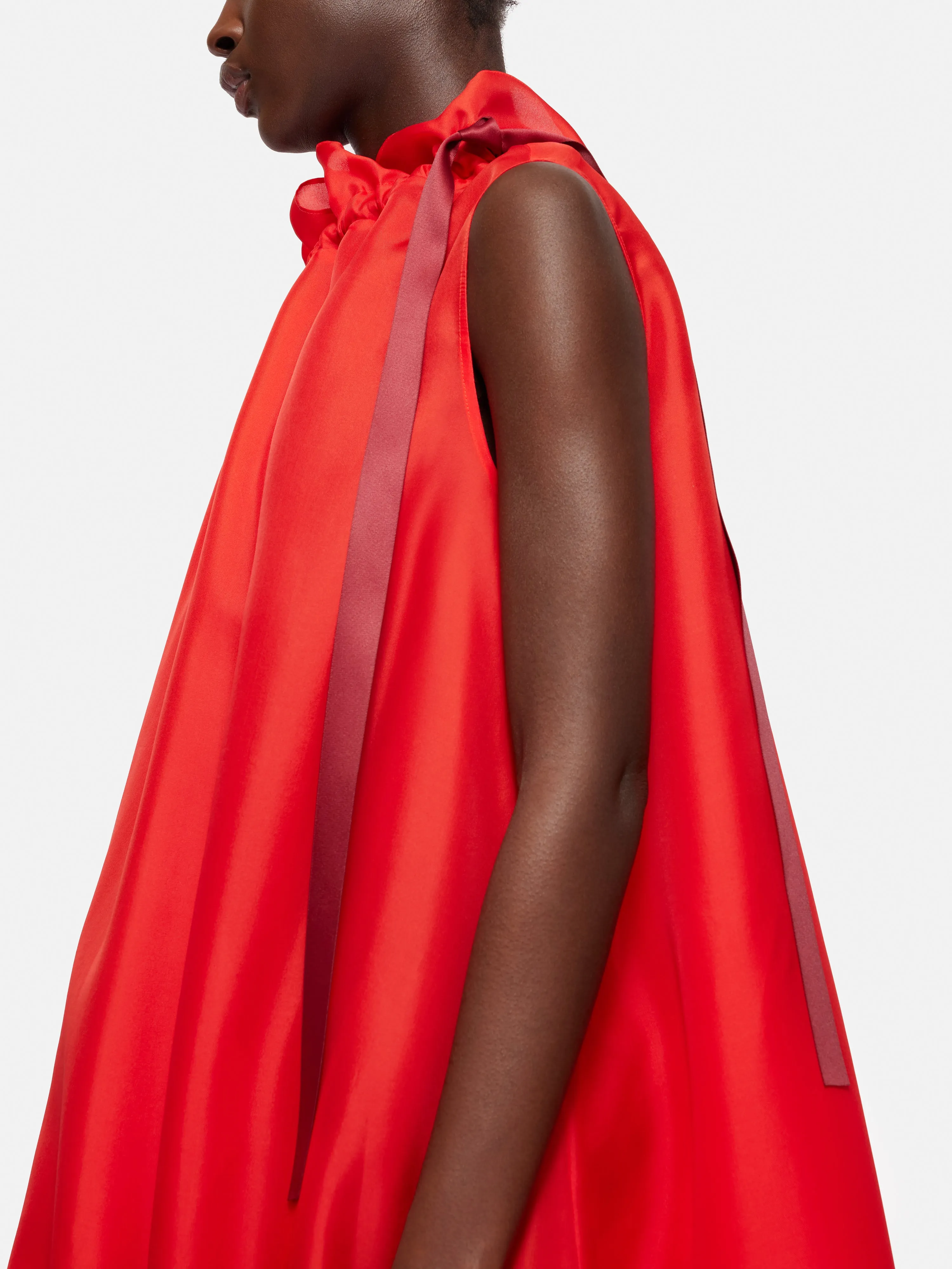 Roksanda Silk Gazar Maxi Dress | Red sold by Jigsaw product image thumbnail 4