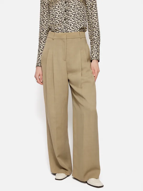 Kemp Italian Linen Trouser | Sand sold by Jigsaw