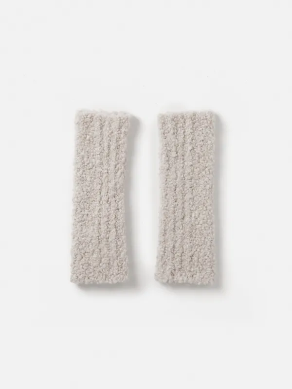 Boucle Mittens | Cream sold by Jigsaw