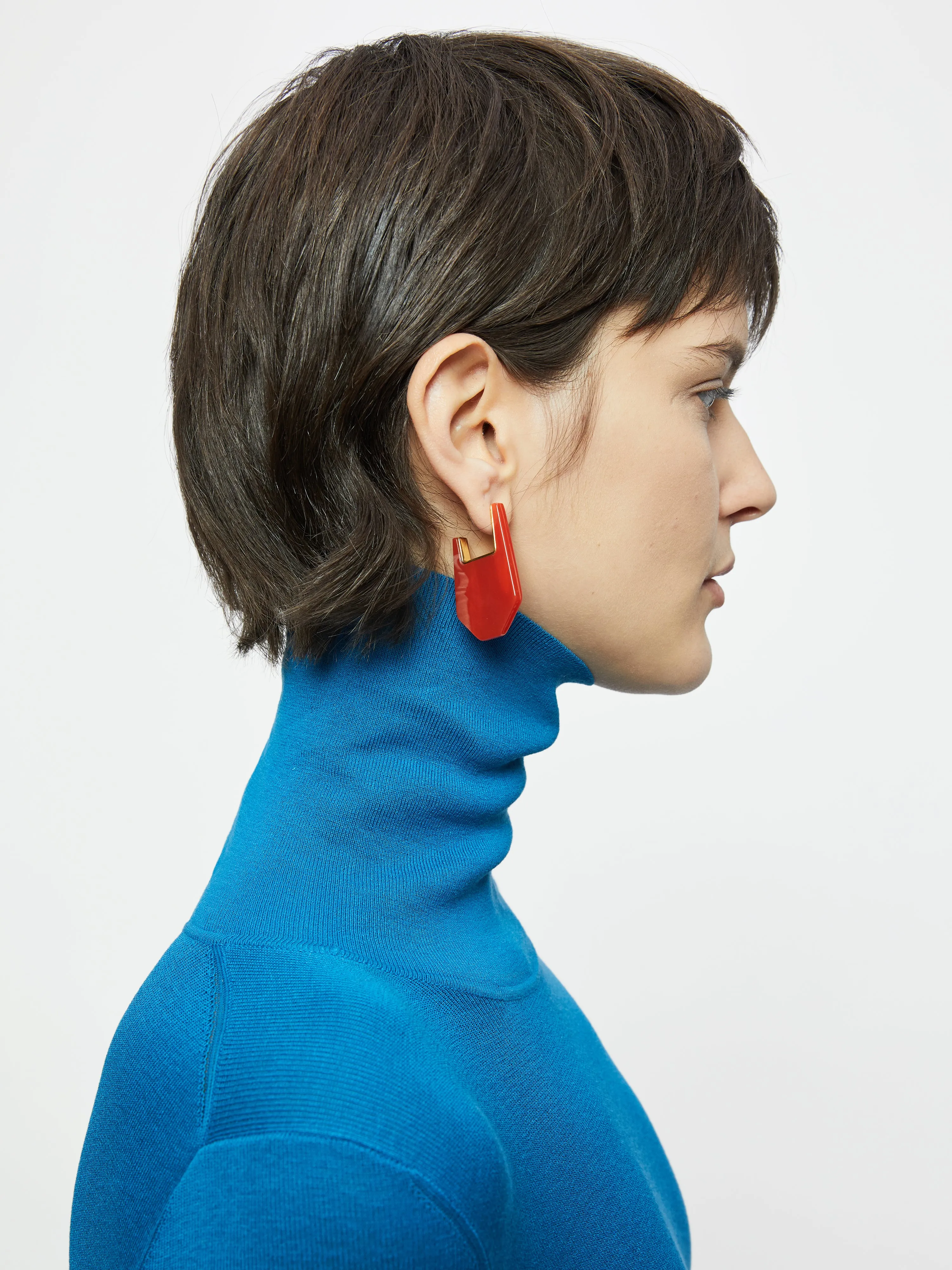 Resin Earring | Red sold by Jigsaw product image thumbnail 2