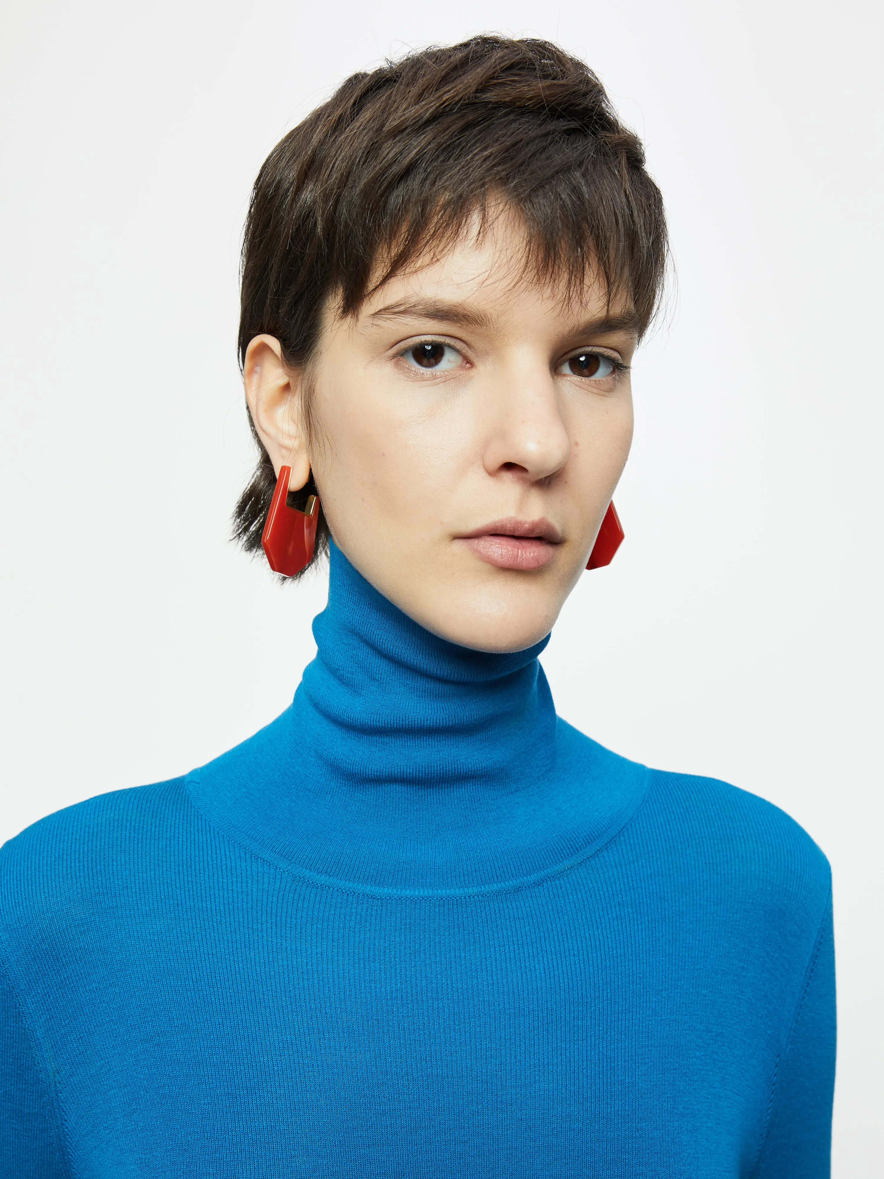 Resin Earring | Red sold by Jigsaw