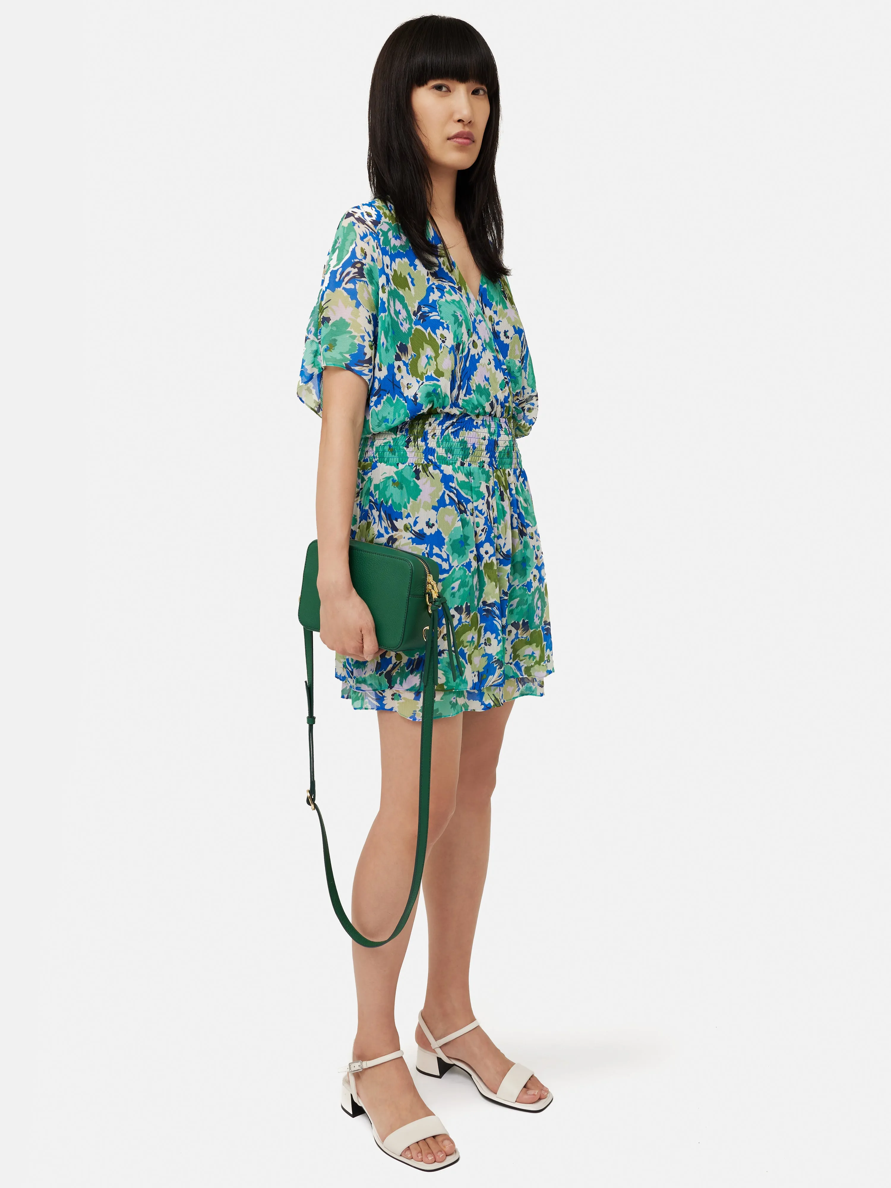 Jaime Pebble Cross Body | Green sold by Jigsaw product image thumbnail 2