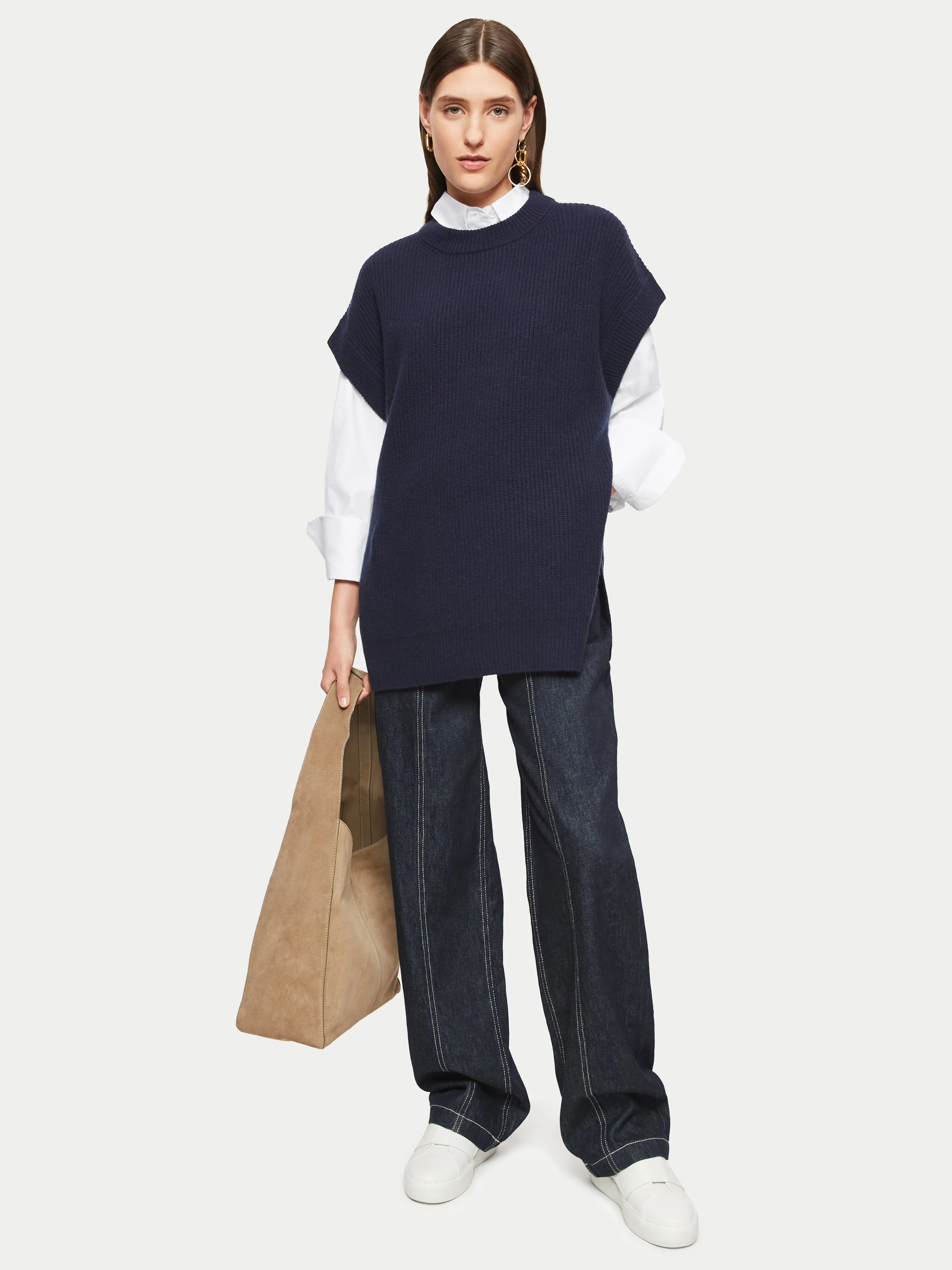 Cotton Relaxed Shirt | White sold by Jigsaw product image thumbnail 2