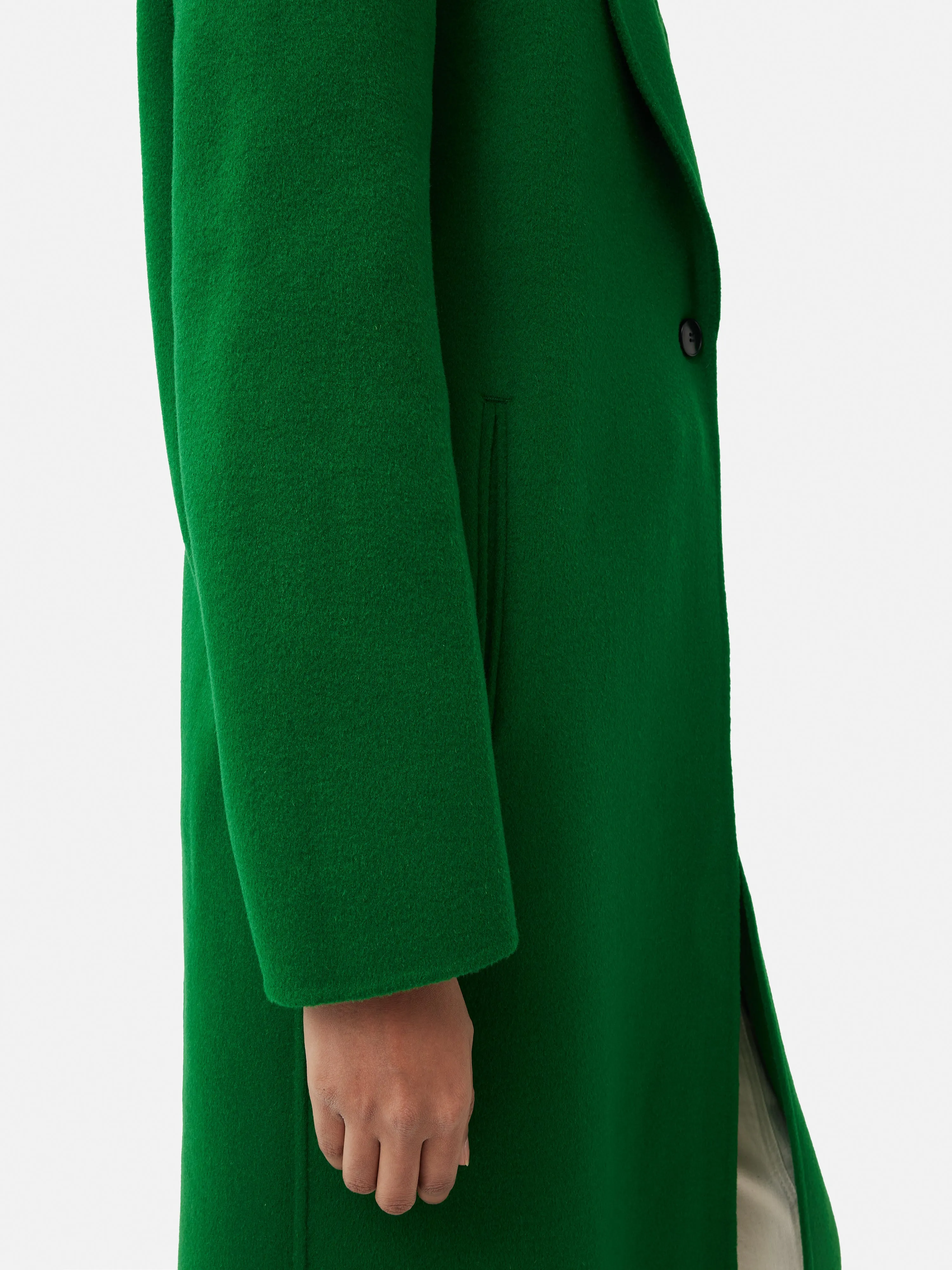Double Face Wool Coat | Green sold by Jigsaw product image thumbnail 2