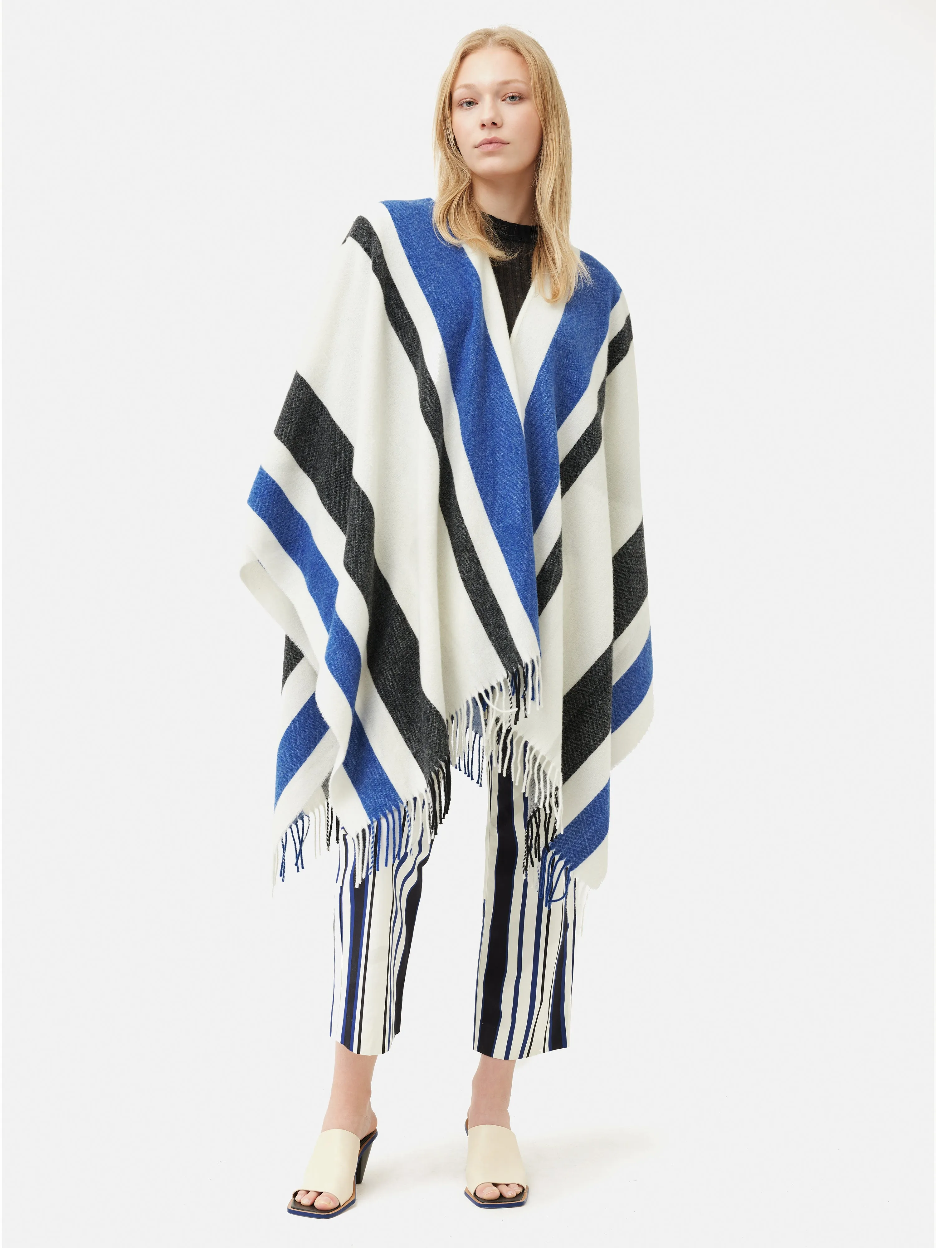 Collagerie Poncho | Multi sold by Jigsaw product image thumbnail 2