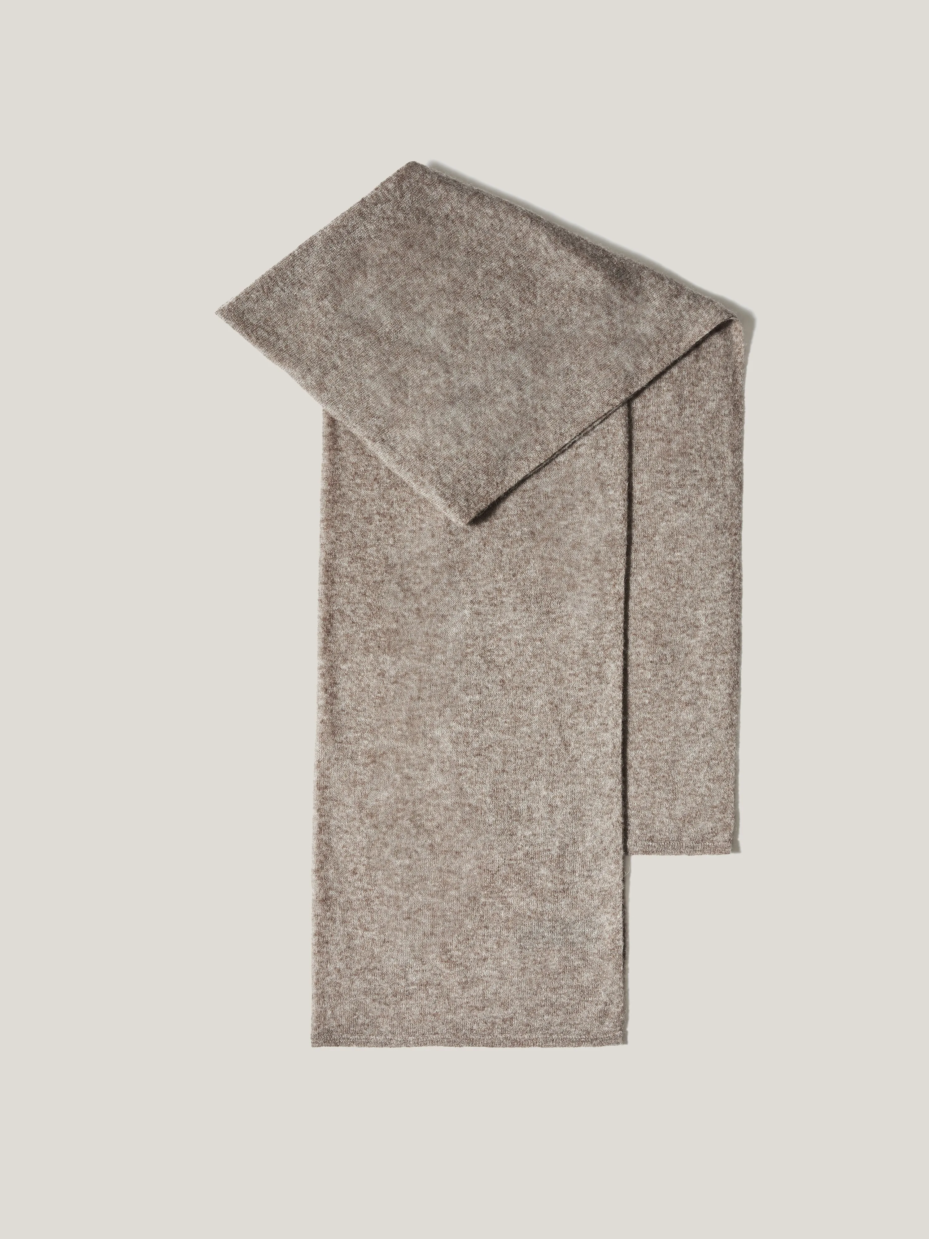 Soft Gauzy Knit Scarf | Taupe sold by Jigsaw product image thumbnail 3