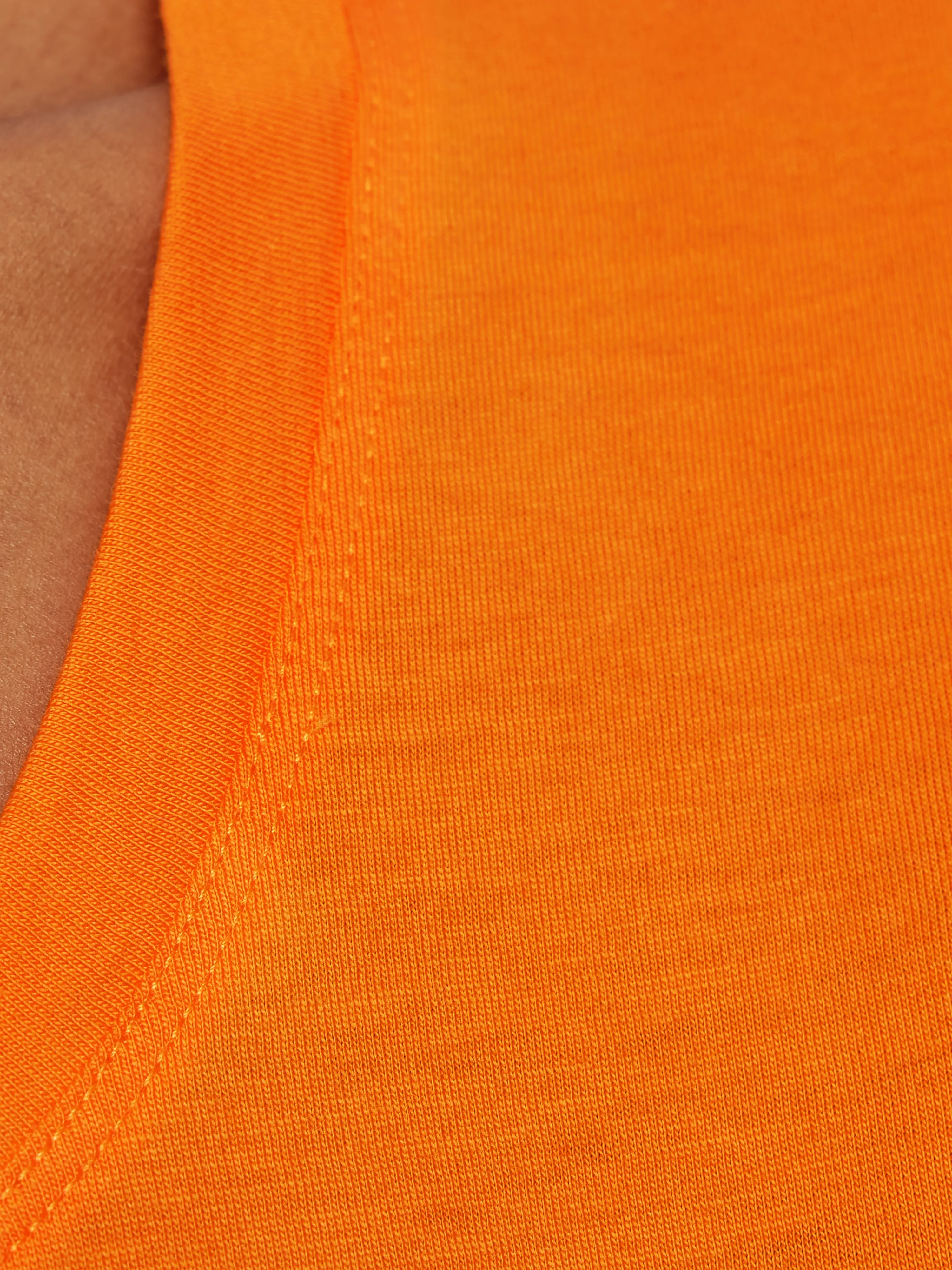 Supima Cotton Scoop Neck Tee | Pop Orange sold by Jigsaw product image thumbnail 5