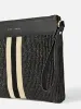 Athena Woven Pouch | Black sold by Jigsaw